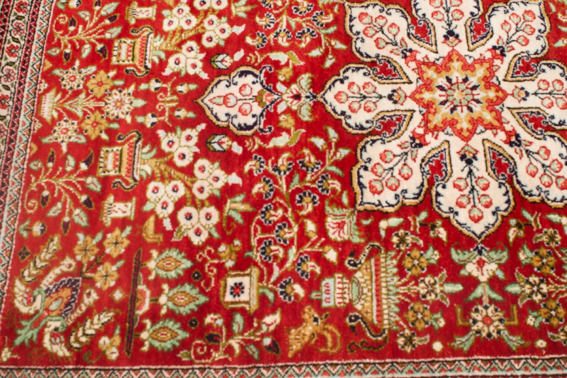 Ghom Seidenteppich Iran | Ghom silk carpet Iran - Image 4 of 5