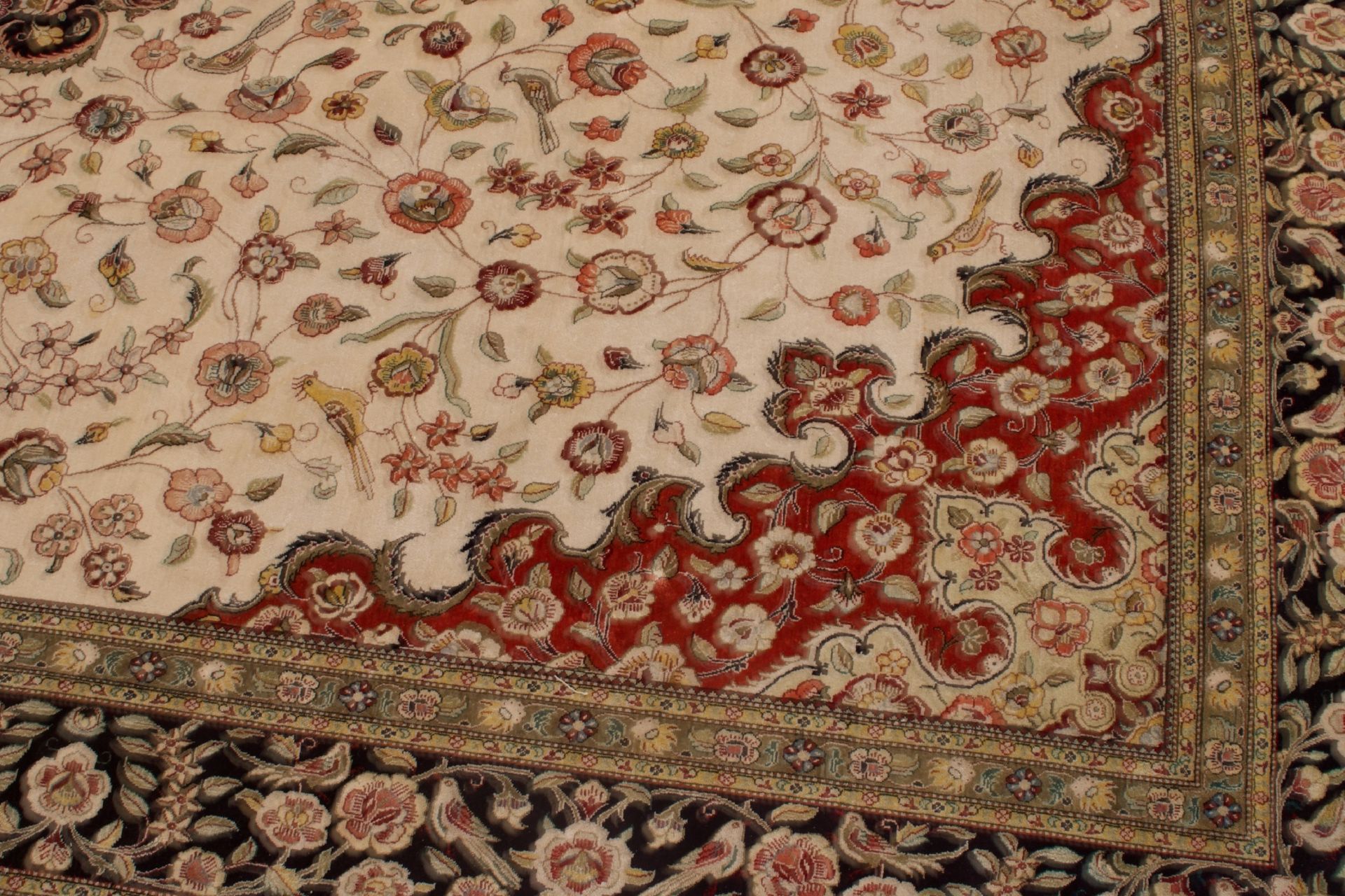 Ghom Seidenteppich Persien | Ghom silk carpet Iran - Image 3 of 5