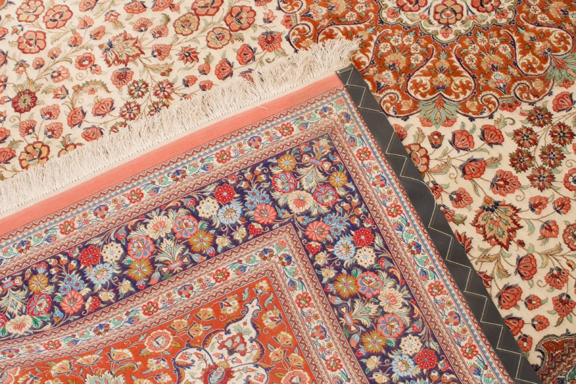 Ghom Seidenteppich Iran | Ghom silk carpet Iran - Bild 5 aus 5