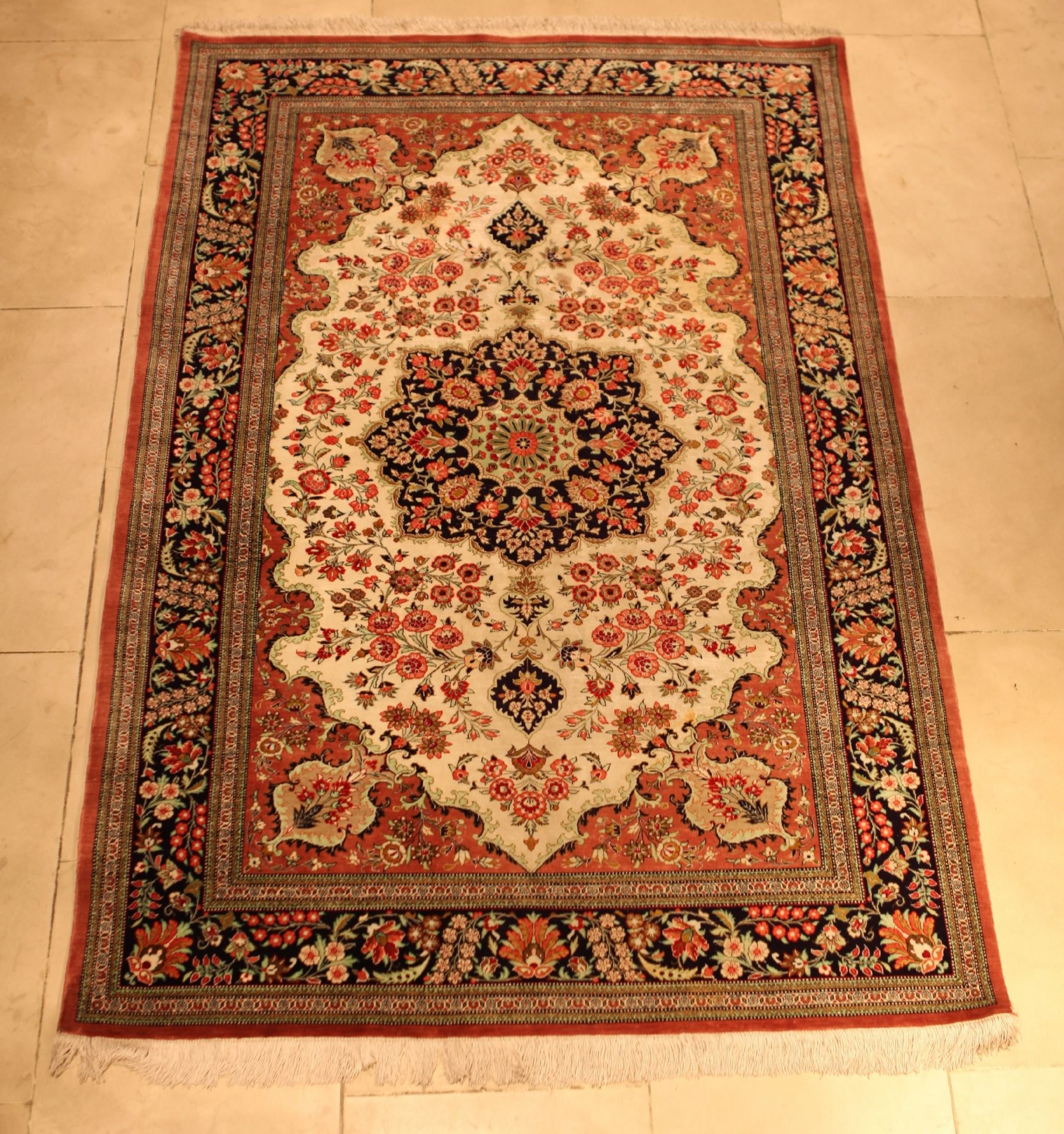 Ghom Seidenteppich Iran | Ghom silk carpet Iran