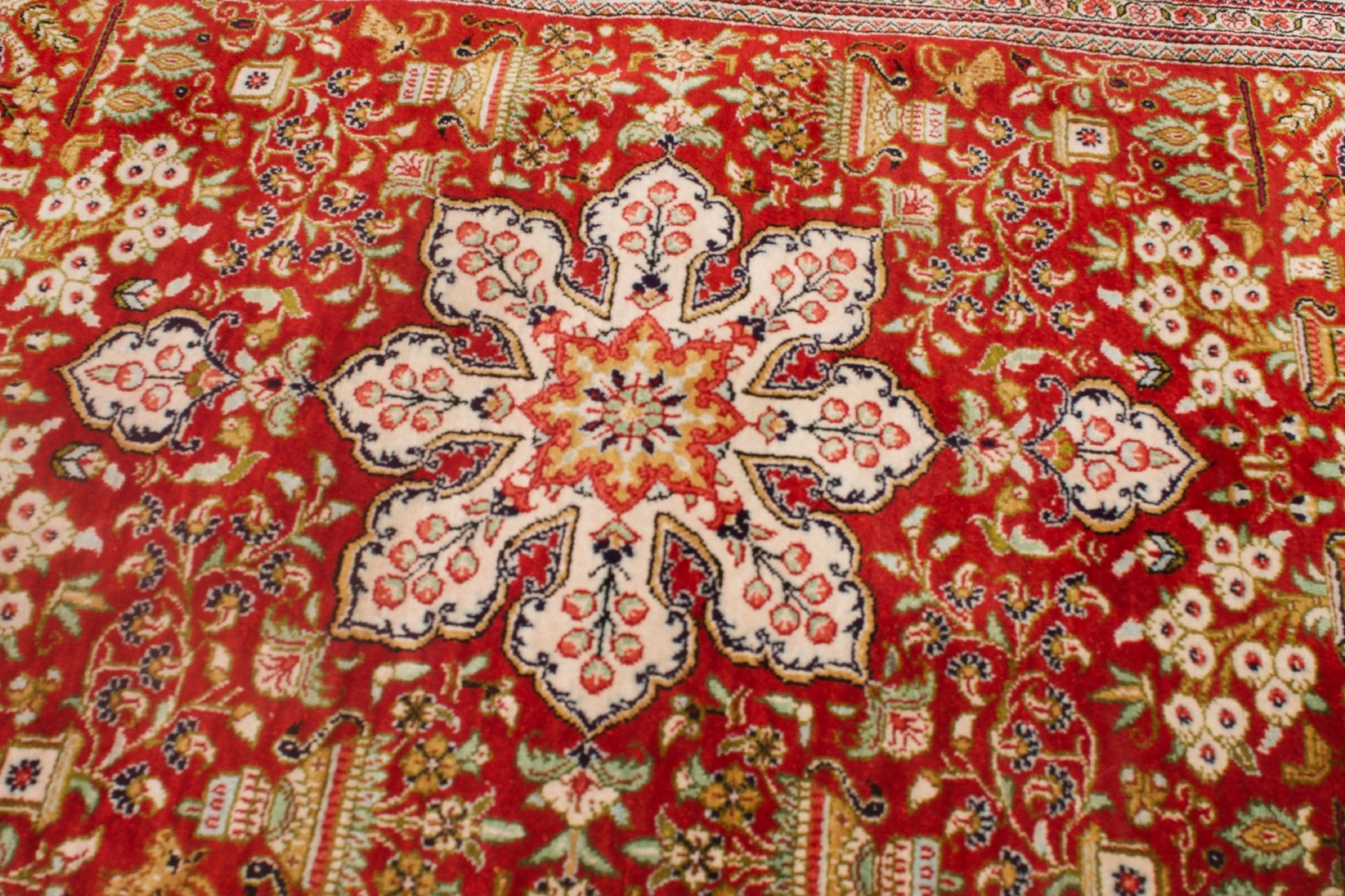 Ghom Seidenteppich Iran | Ghom silk carpet Iran - Bild 2 aus 5