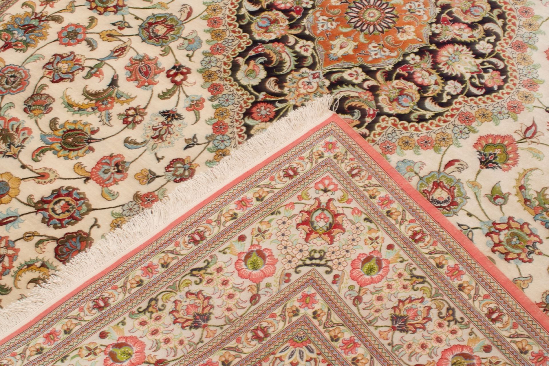 Ghom Seidenteppich Persien | Ghom silk carpet Iran - Image 4 of 5