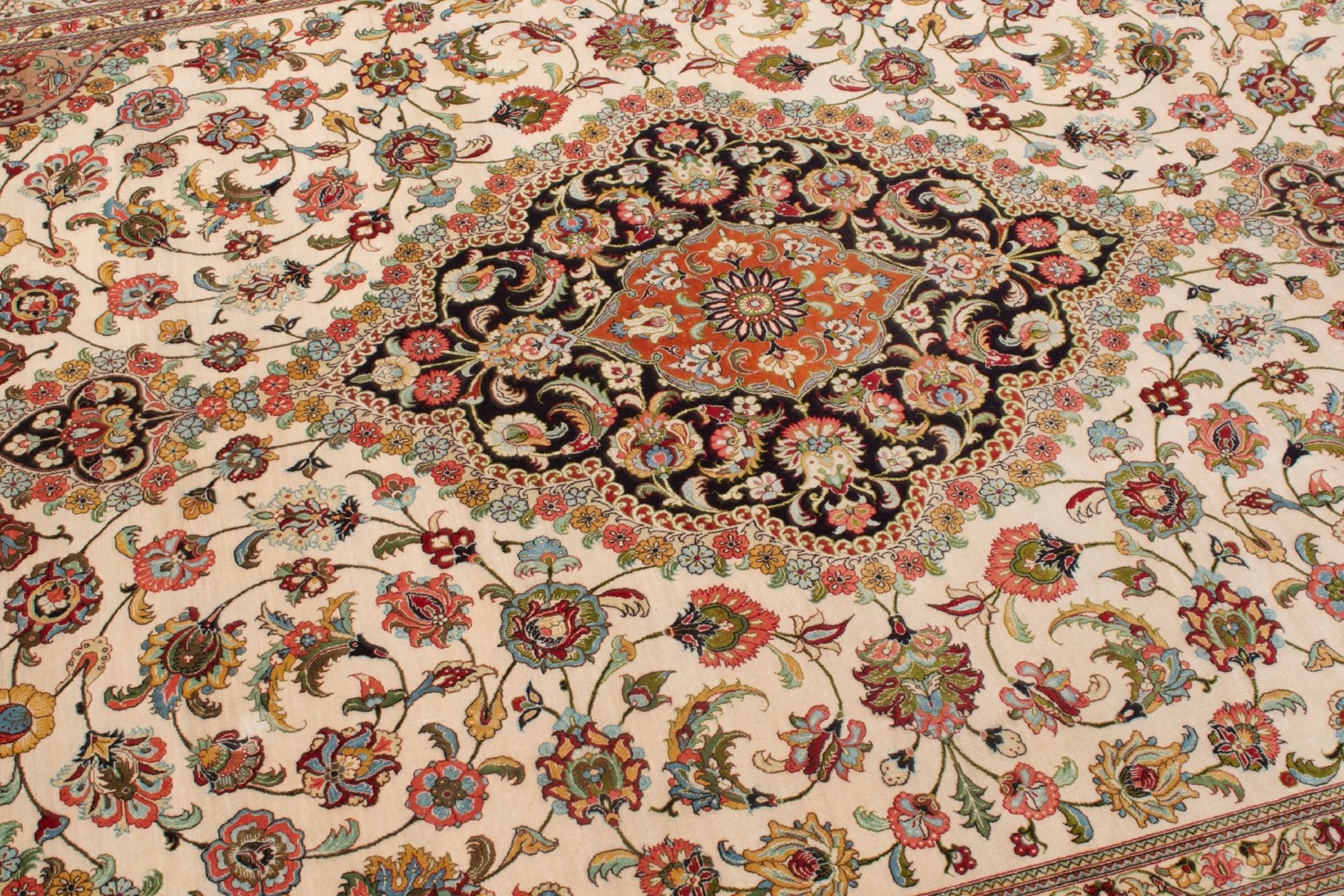 Ghom Seidenteppich Persien | Ghom silk carpet Iran - Bild 2 aus 5