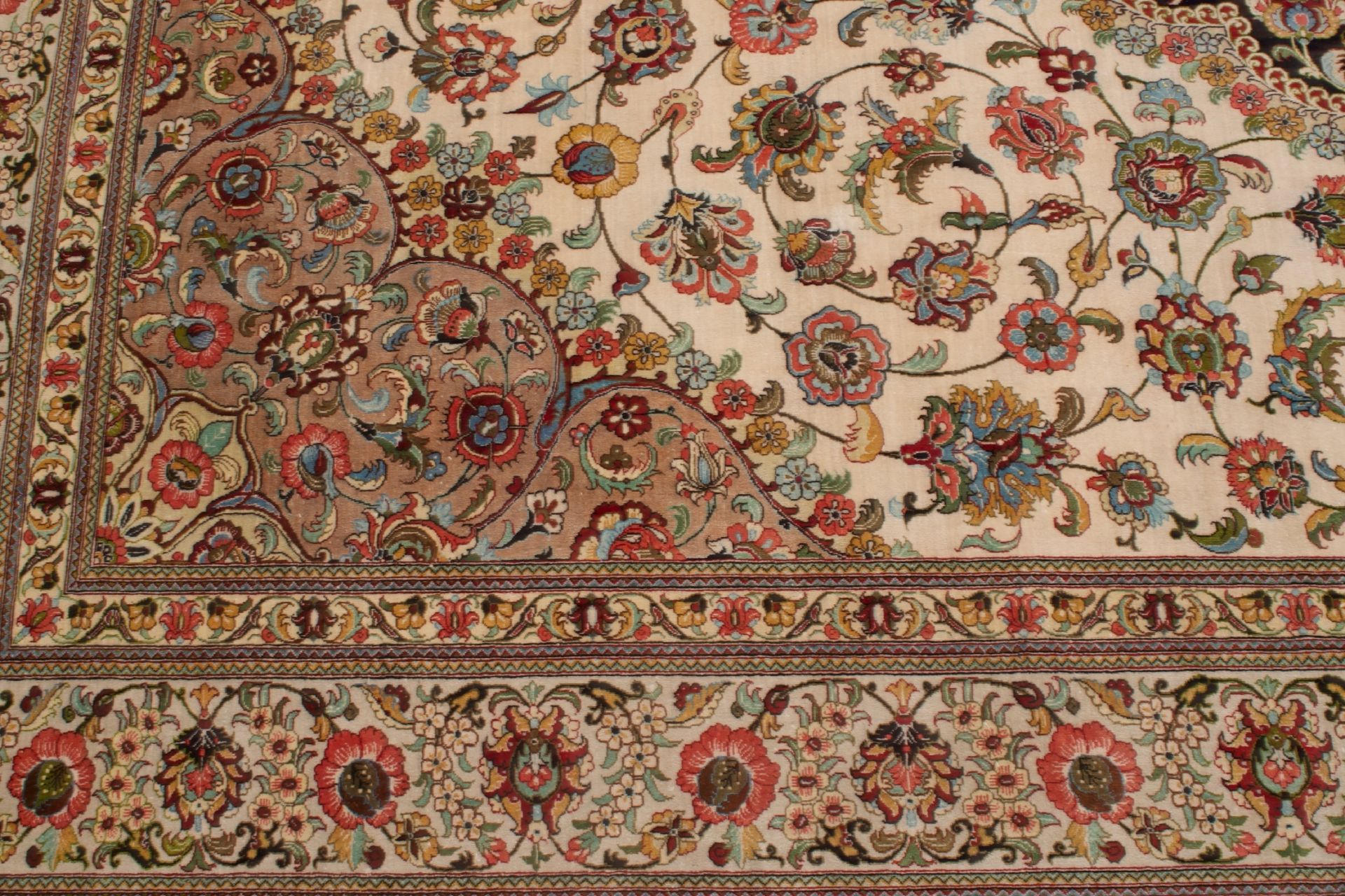 Ghom Seidenteppich Persien | Ghom silk carpet Iran - Image 3 of 5