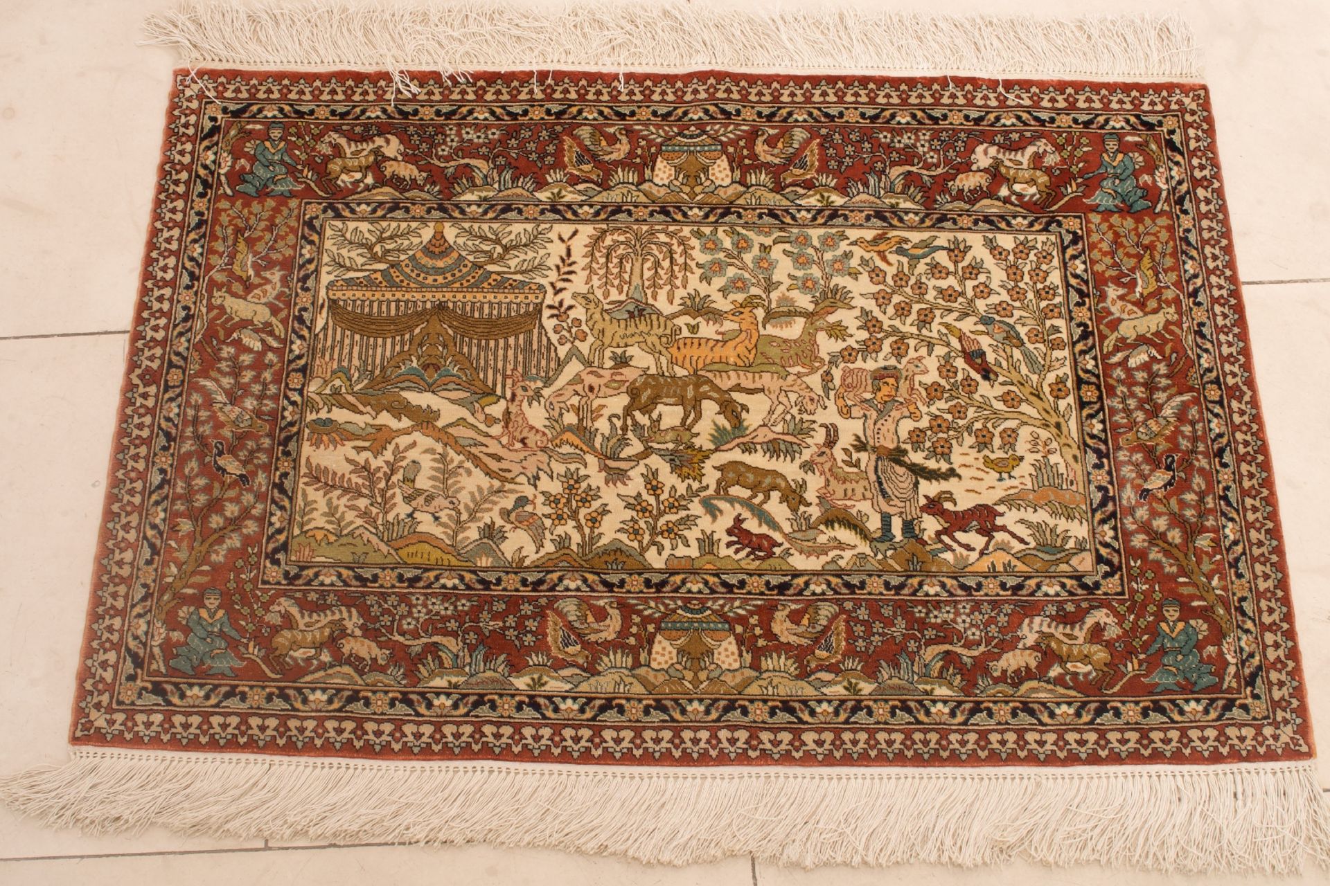 Ghom Seide | Ghom silk carpet Iran