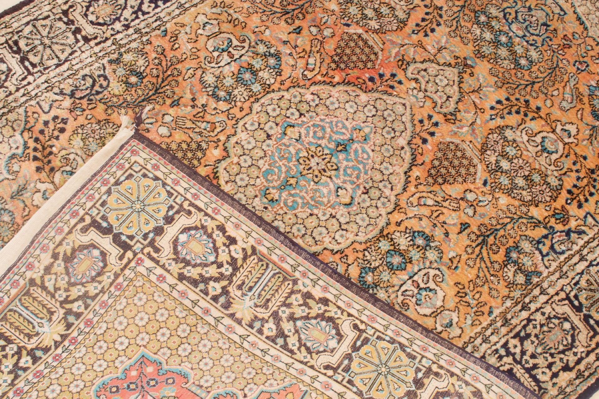 Ghom Seidenteppich Iran | Ghom silk carpet Iran - Image 3 of 5