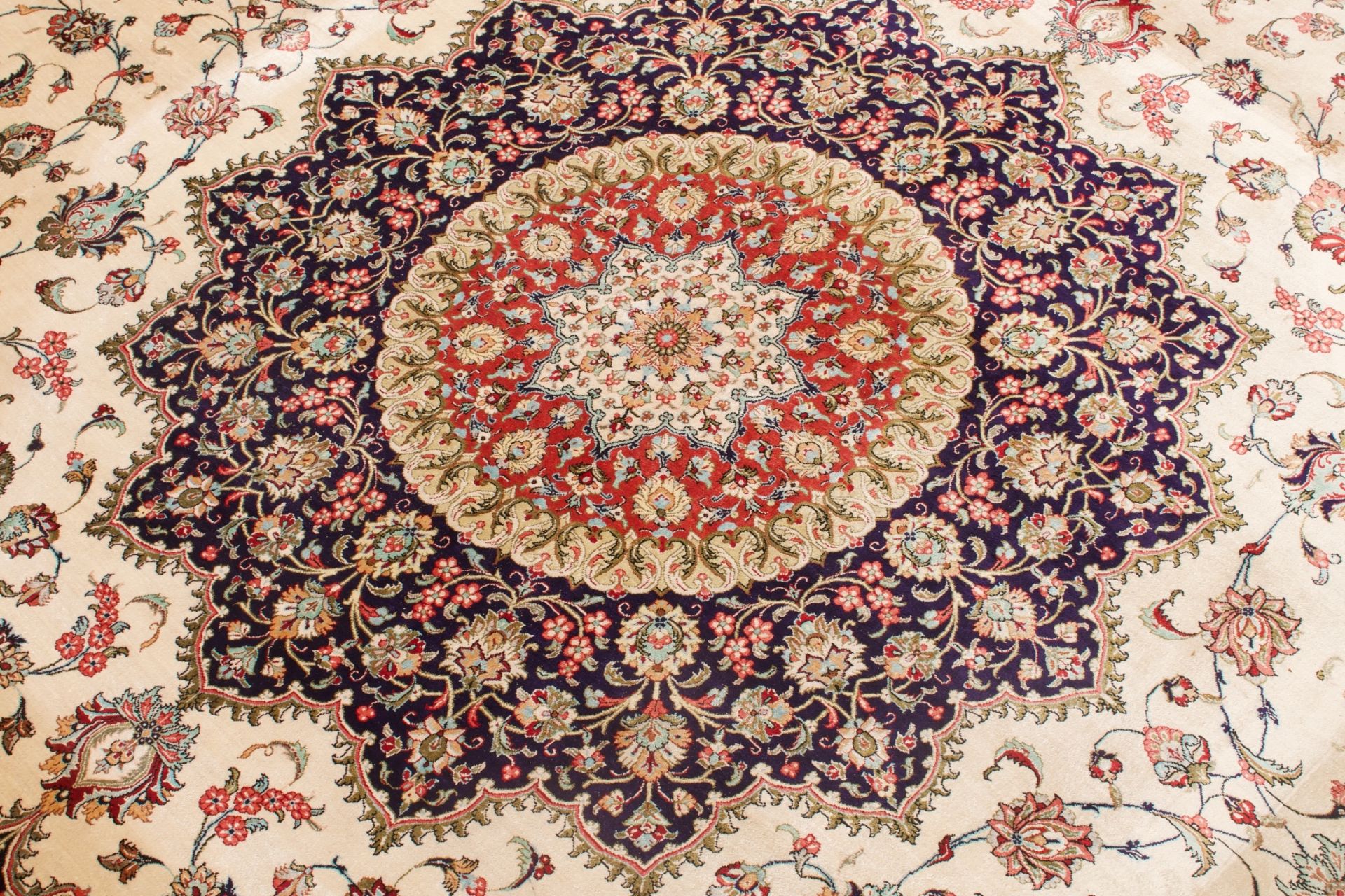 Ghom Seidenteppich Iran | Ghom silk carpet Iran - Image 2 of 5