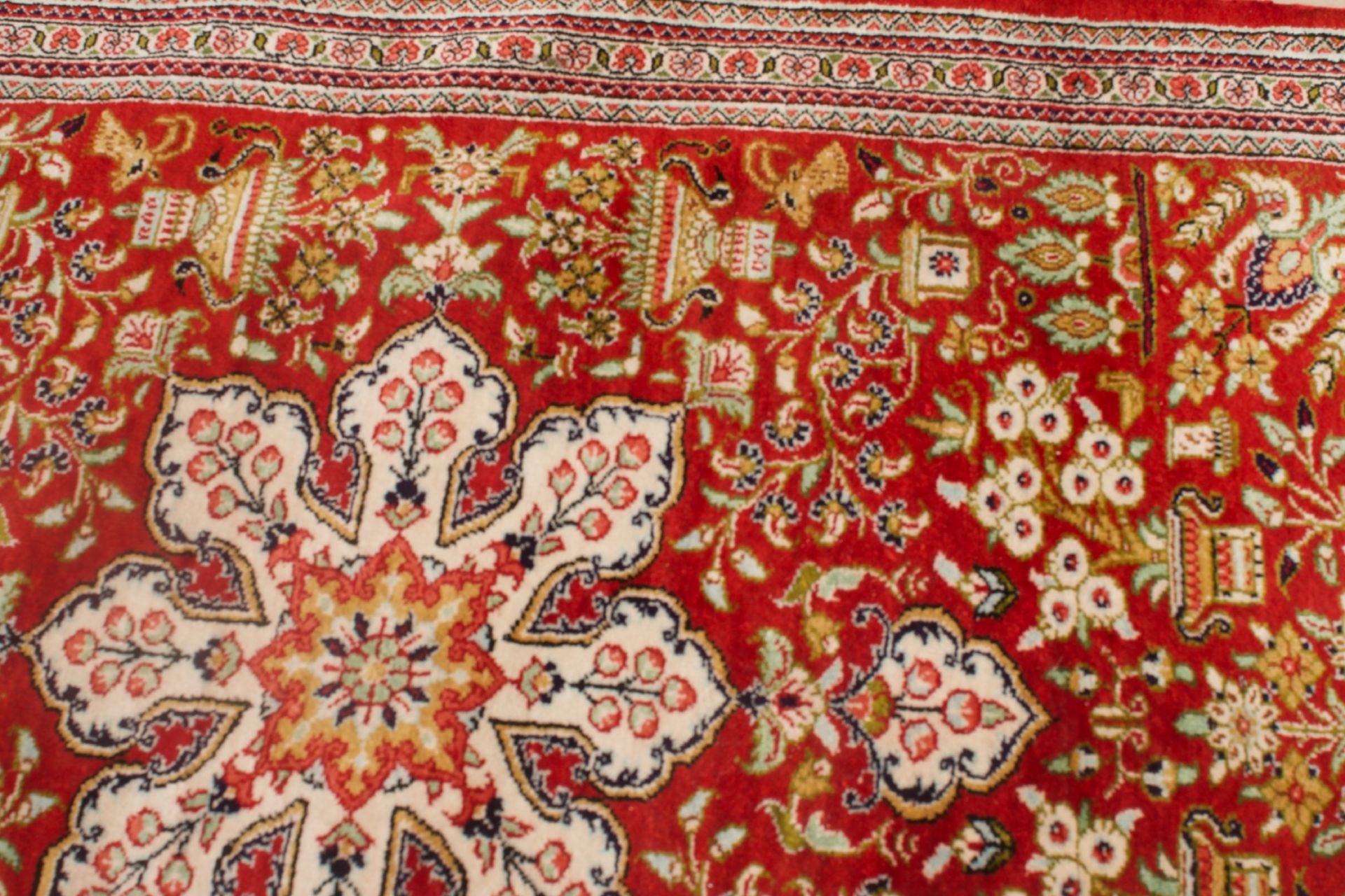 Ghom Seidenteppich Iran | Ghom silk carpet Iran - Bild 5 aus 5