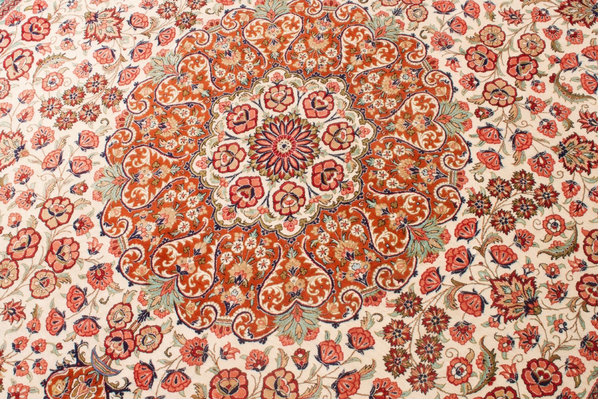 Ghom Seidenteppich Iran | Ghom silk carpet Iran - Bild 2 aus 5