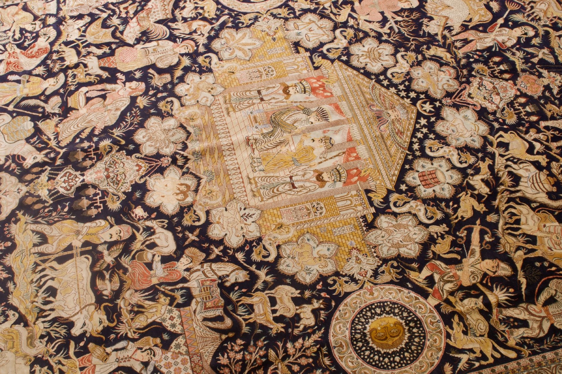 Ghom Seidenteppich Iran | Ghom silk carpet Iran - Image 2 of 7