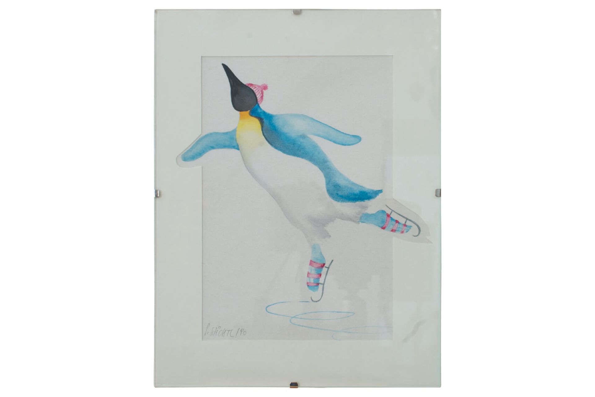Silvia Wichtl 1945, Eistanzender Pinguin | Silvia Wichtl 1945, Ice Dancing Penguin