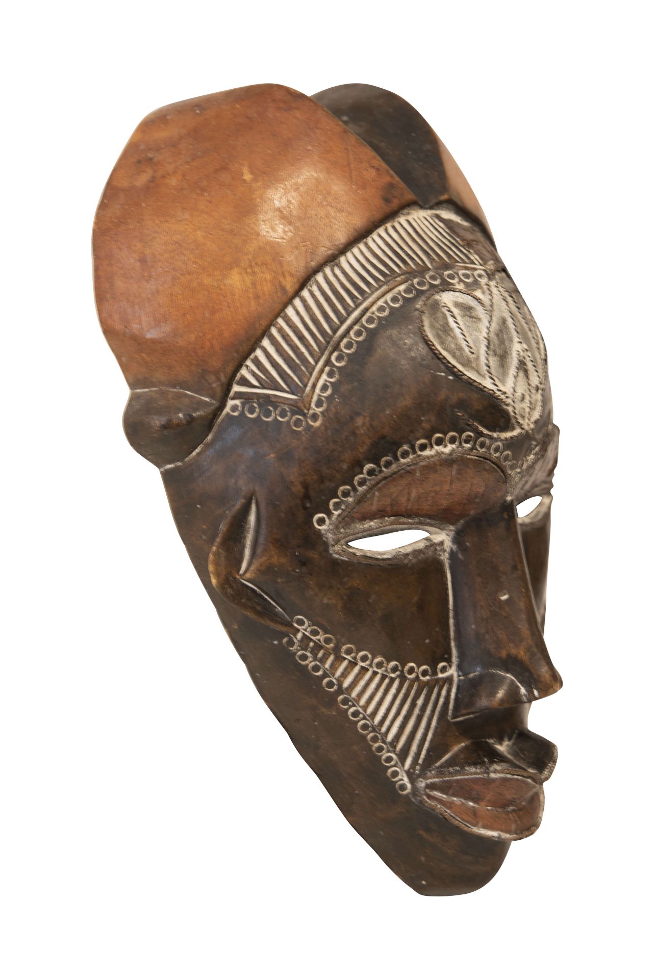 Afrikanische Holzmaske | African Mask Made of Wood - Image 3 of 5