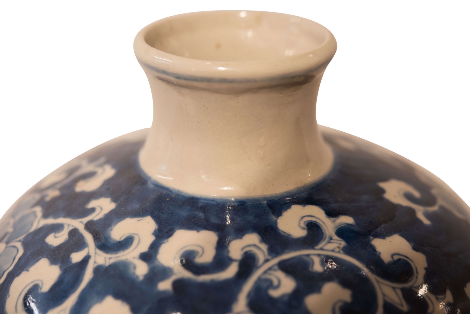 Chinesische Vase Blumenmotive gemarkt | Chinese Vase With Floral Pattern - Bild 5 aus 5
