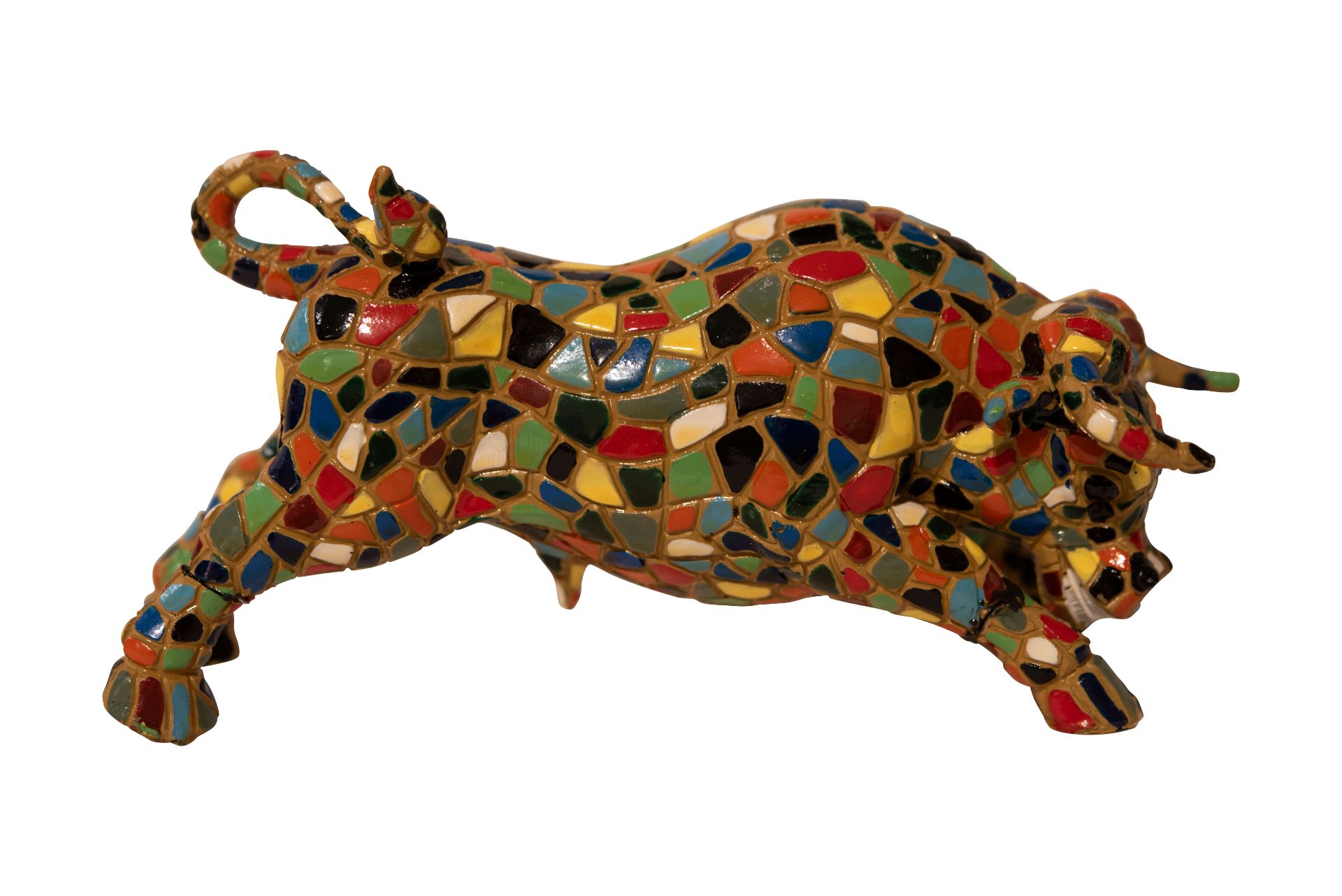 Bunter Keramik Stier, Symbol von Spanien | Colorful Ceramic Bull, Symbol of Spain - Image 2 of 5
