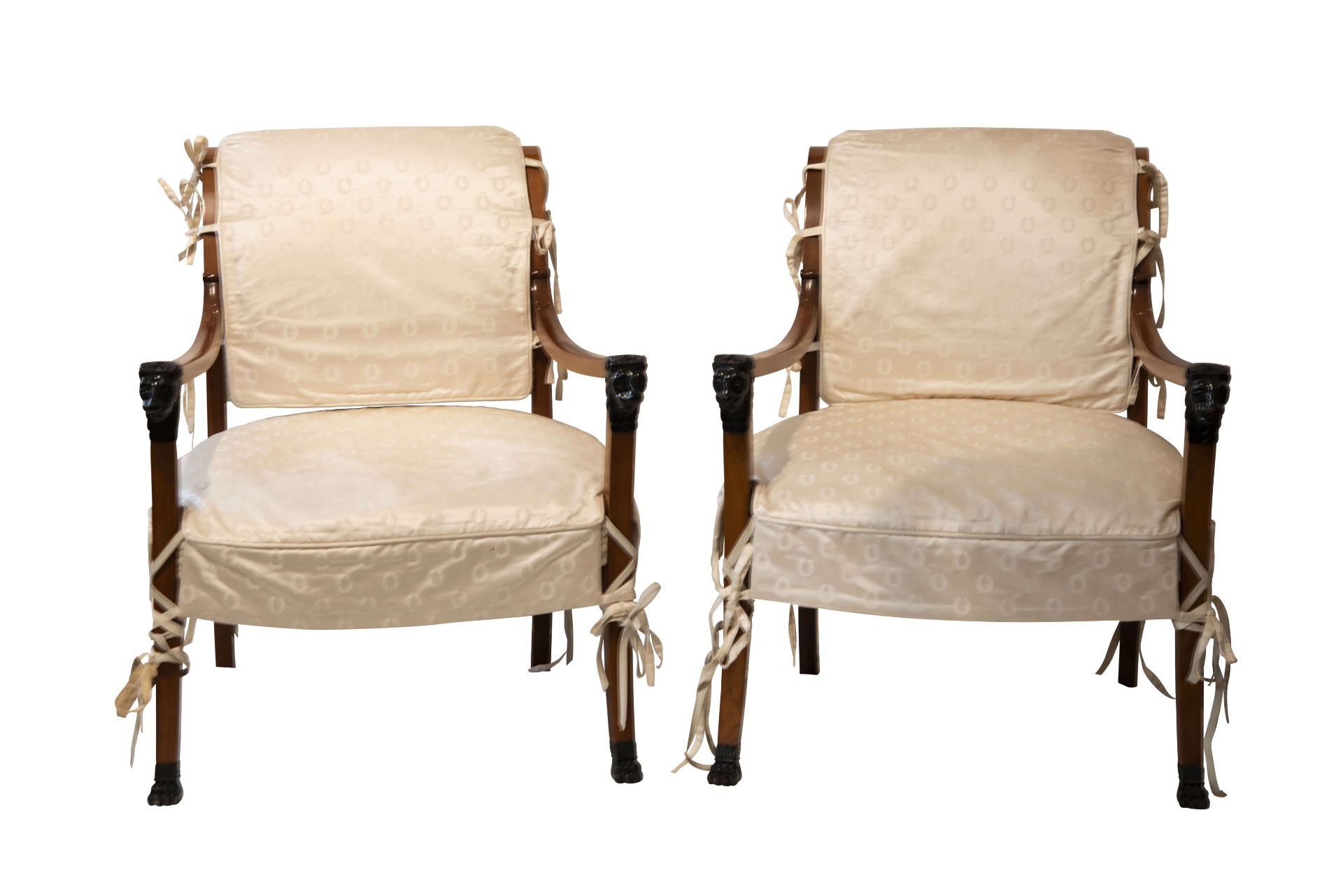 Paar Lounge Sessel vermutlich England Stilmöbel um 1950 | Pair of Lounge Chairs, probably England