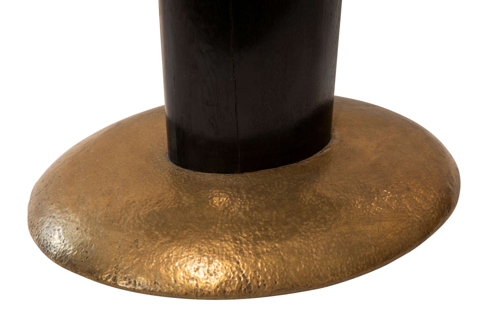 Jugendstil Beistelltisch mit Säulenfuß | Art Deco Table with Column Base - Image 4 of 5