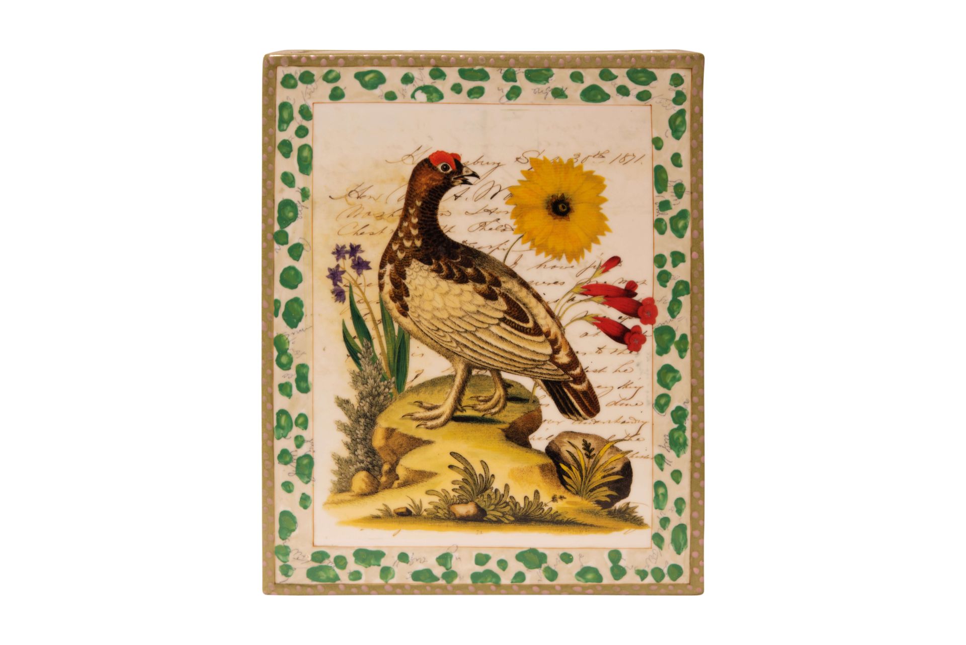 John Derian, New York Vase mit Vogel | John Derian New York Vase with Bird - Bild 3 aus 5