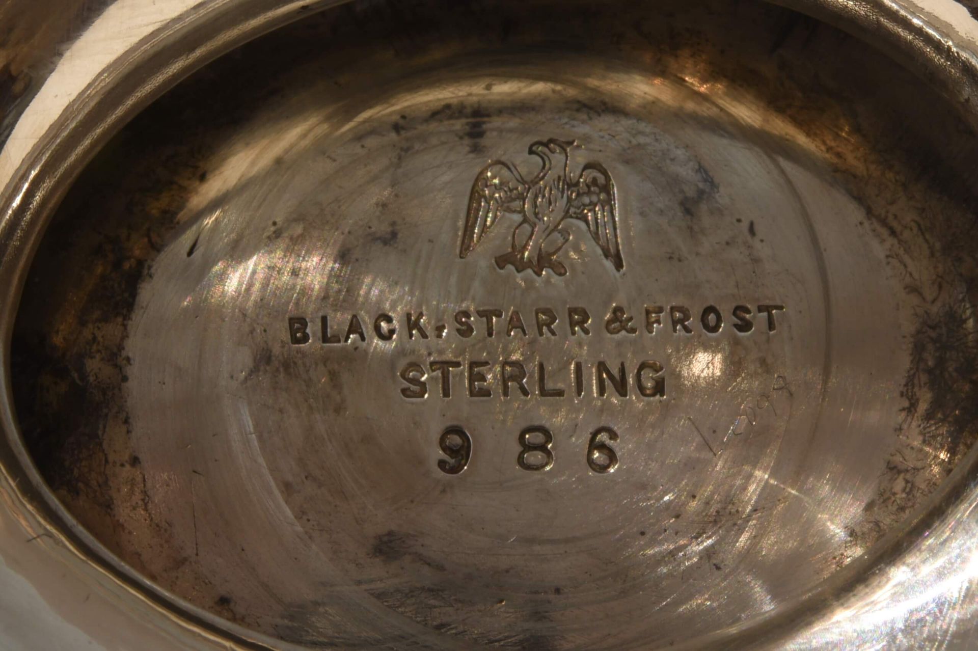 Antikes Teeservice Schwarz, Starr Frost, 925, USA, Ende des 19. Jahrhunderts | Antique Tea Set Black - Image 5 of 5