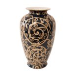 Chinesische Vase Keramik glasiert & bemalt | Chinese Ceramic Vase Glazed & Painted