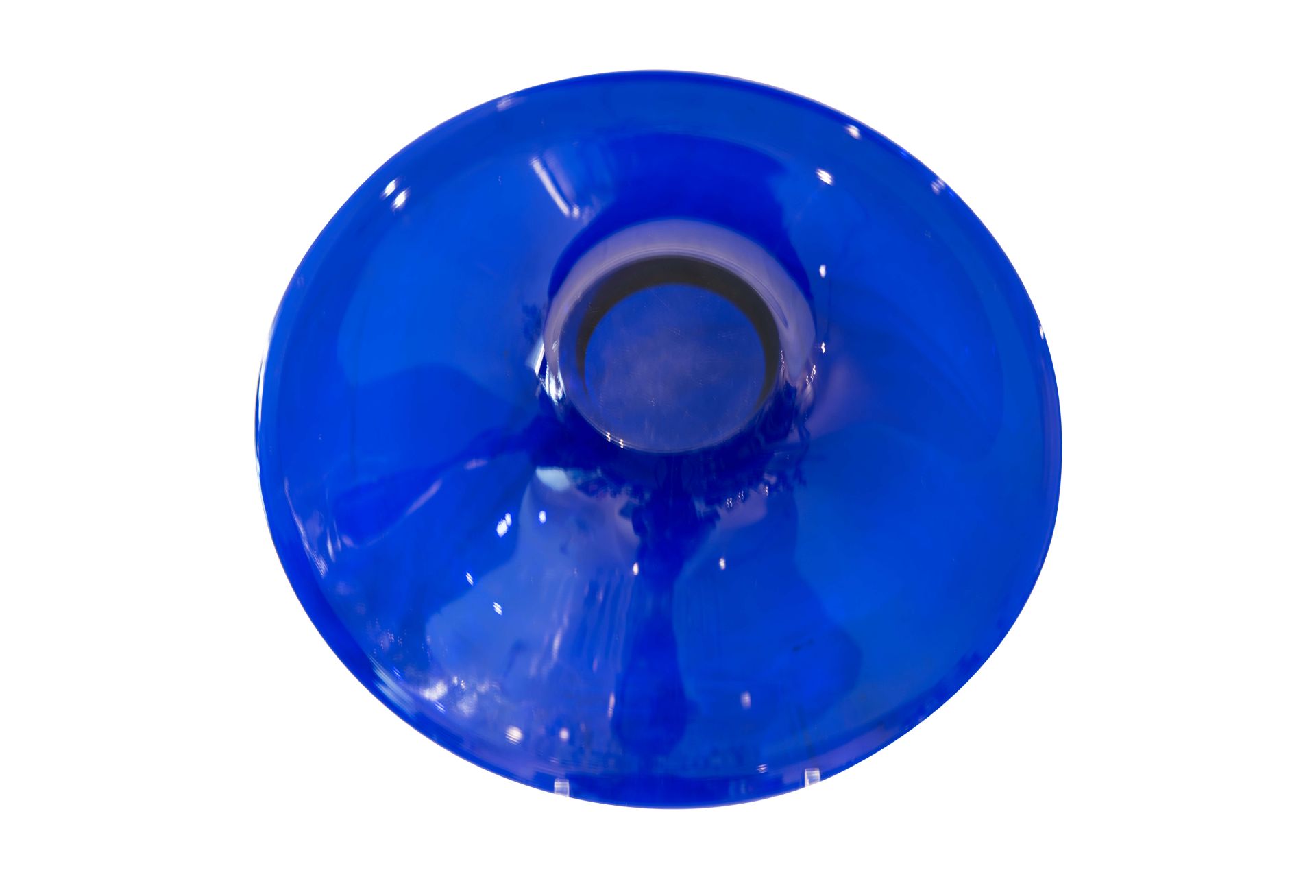 Kobaltblaue Schale aus Muranoglas | Murano Glass Cobalt Blue Bowl - Bild 3 aus 5