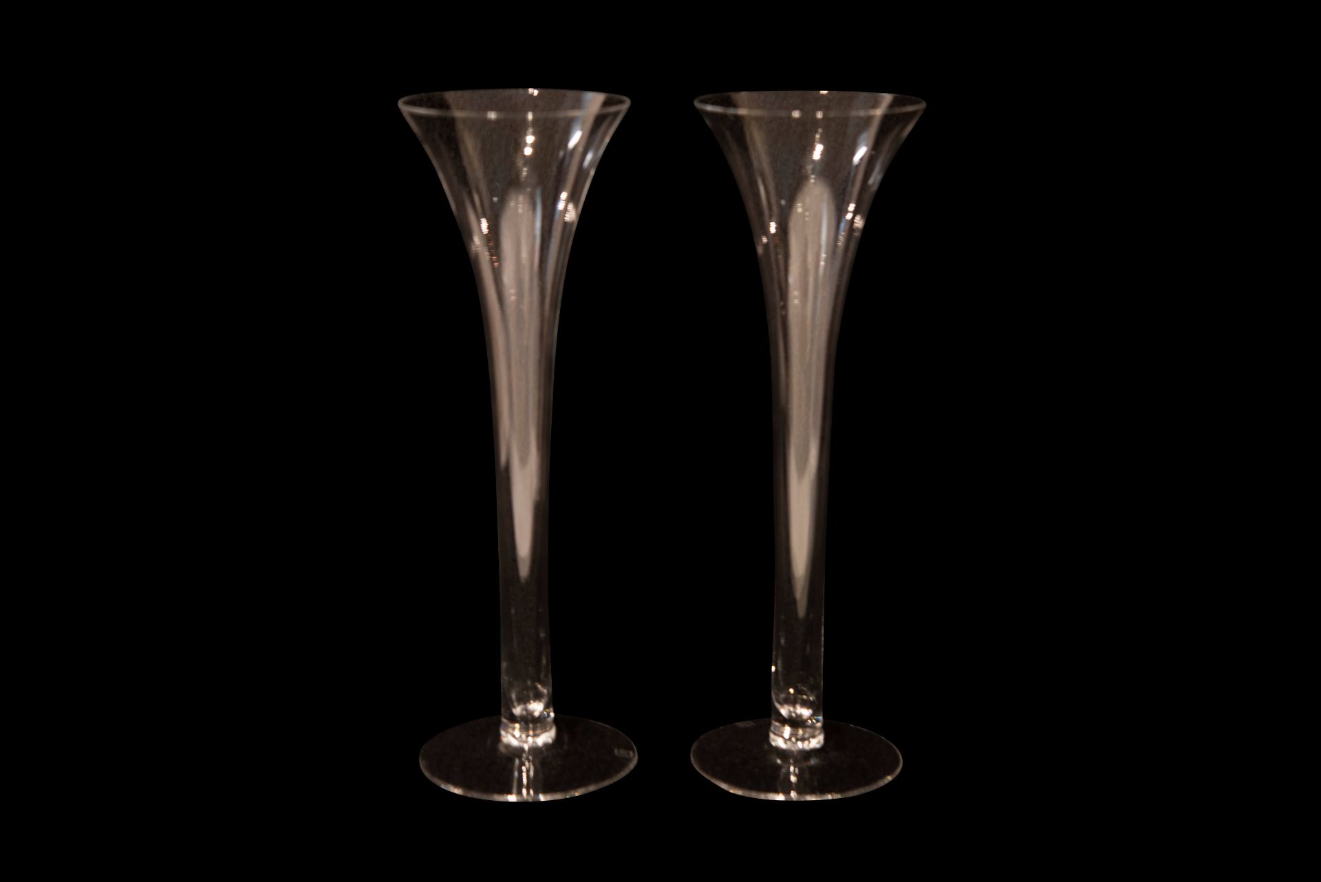 2 Sektflöten Glas JR Riedel  | Two Champagne Flutes Glass JR Riedel - Bild 2 aus 2