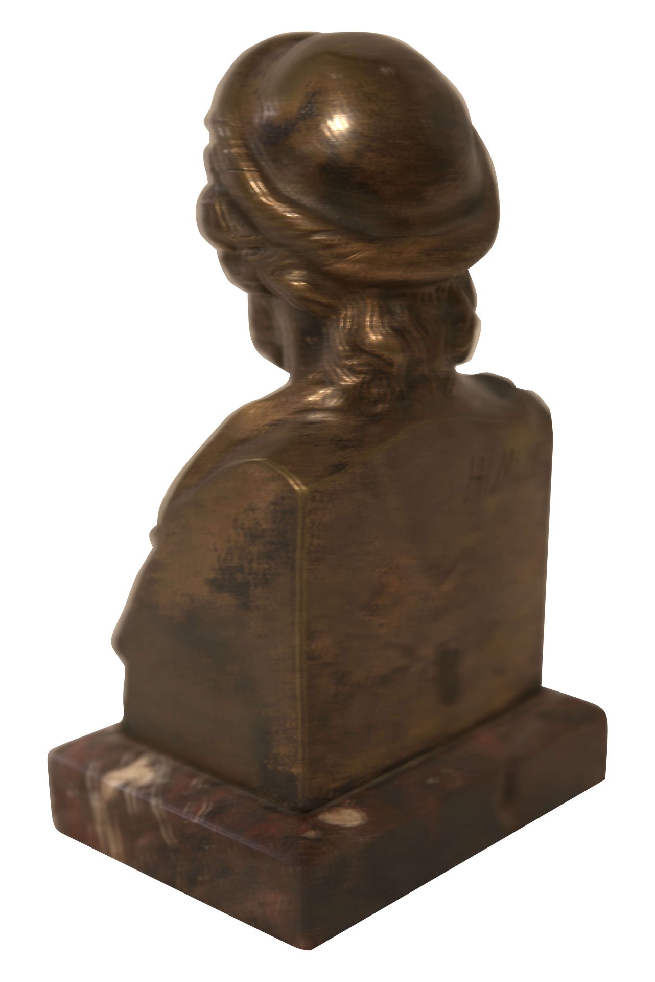 Hans Müller 1873-1937, Büste des Homer | Hans Müller 1873-1937, Bust of Homer - Bild 4 aus 5