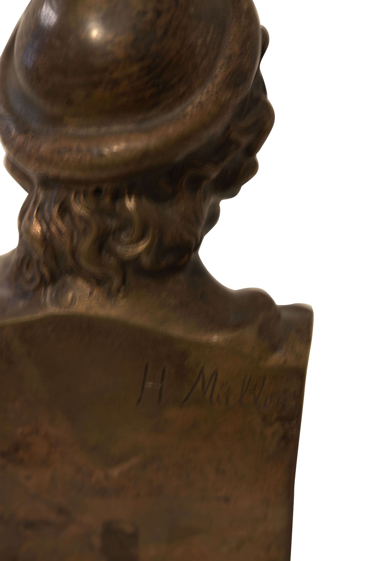Hans Müller 1873-1937, Büste des Homer | Hans Müller 1873-1937, Bust of Homer - Bild 5 aus 5