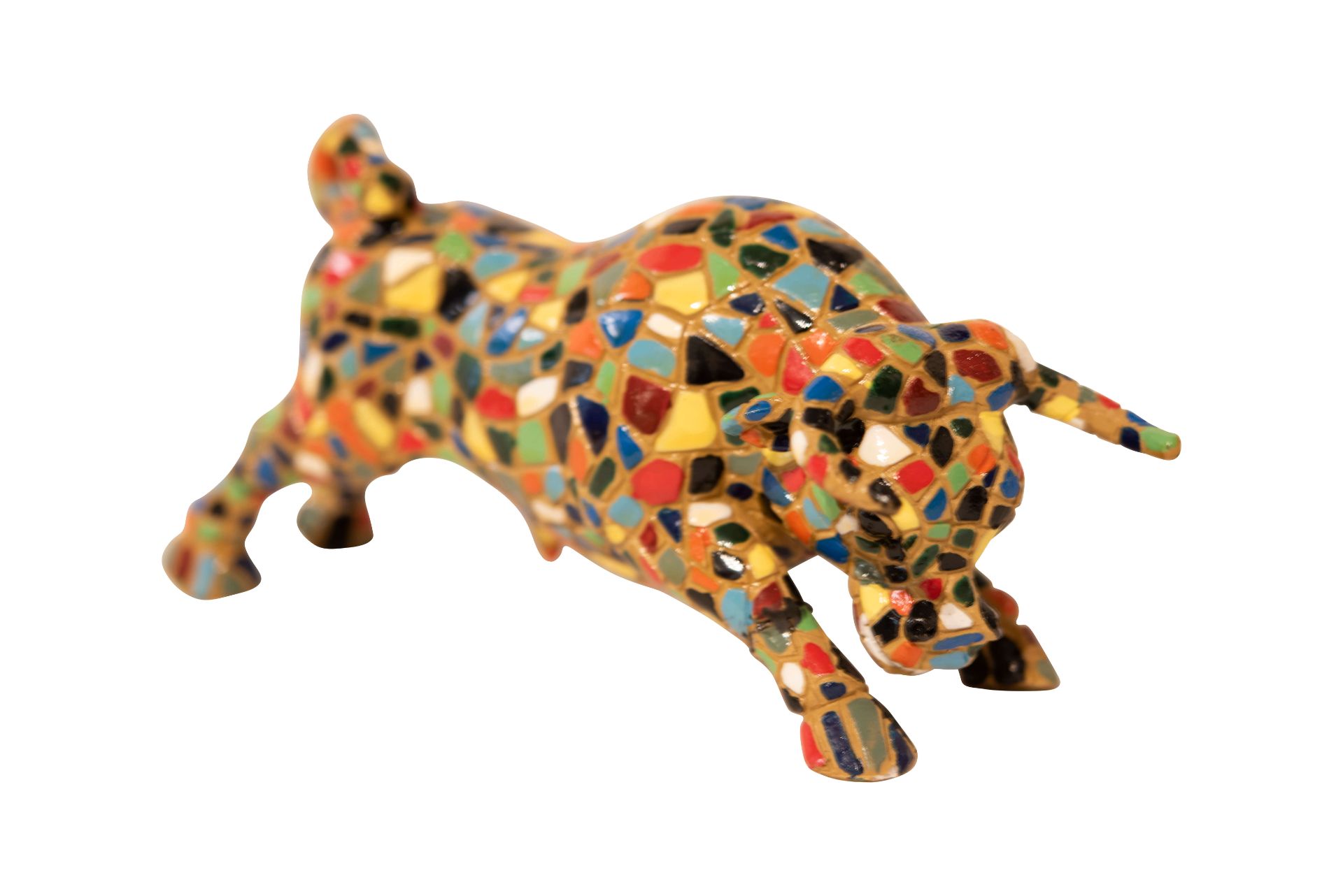Bunter Keramik Stier, Symbol von Spanien | Colorful Ceramic Bull, Symbol of Spain - Image 4 of 5