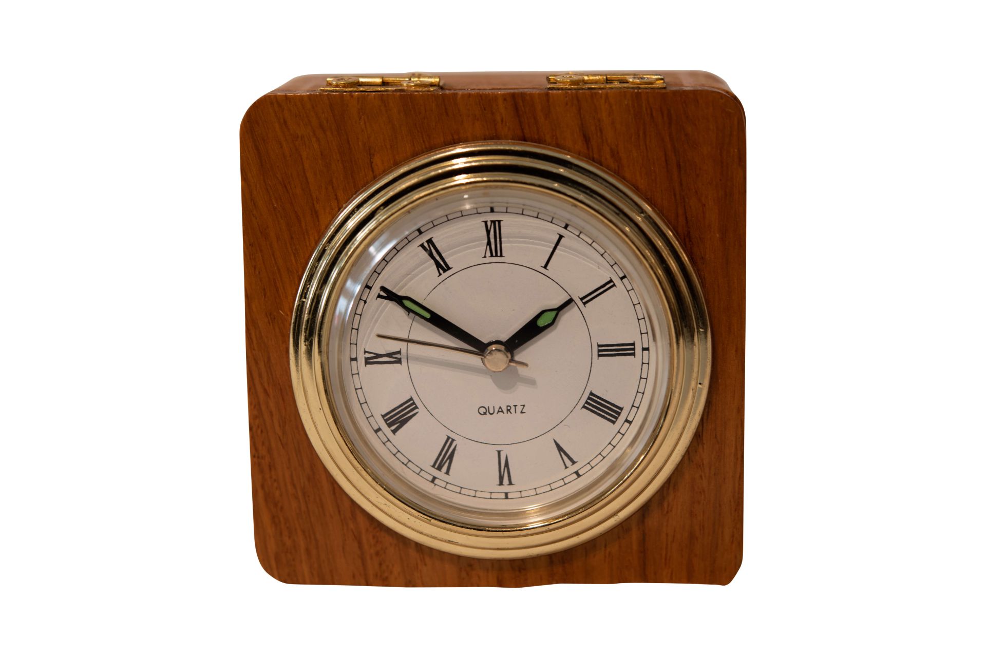 Quarz Uhr in Holz Schatulle ohne Batterie | Quartz Clock in Wooden Box, without Battery