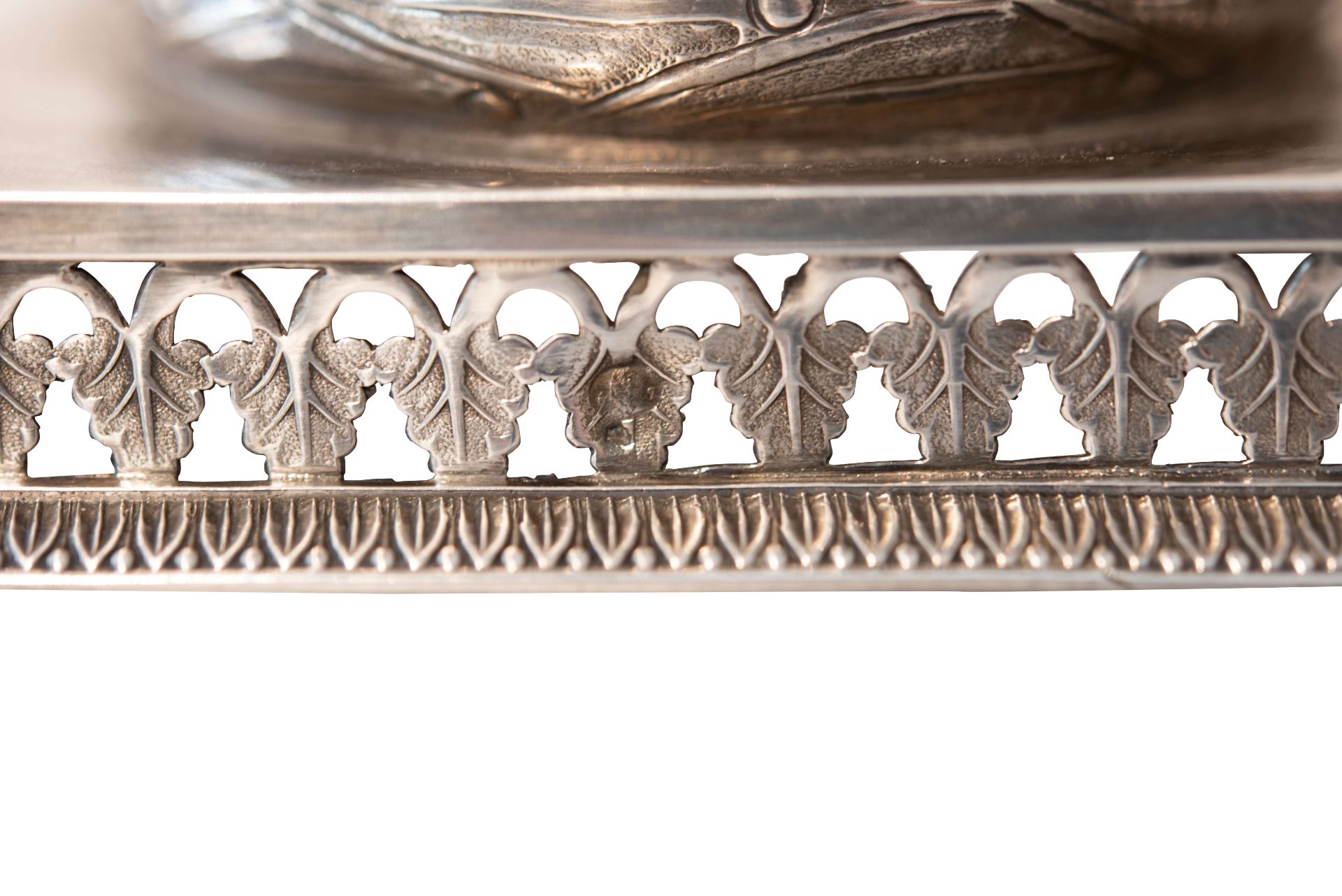 Antikes Silber Drageoirschale, Frankreich XIX | Antique Silver, Drageoir Bowl France XIX c - Image 4 of 5