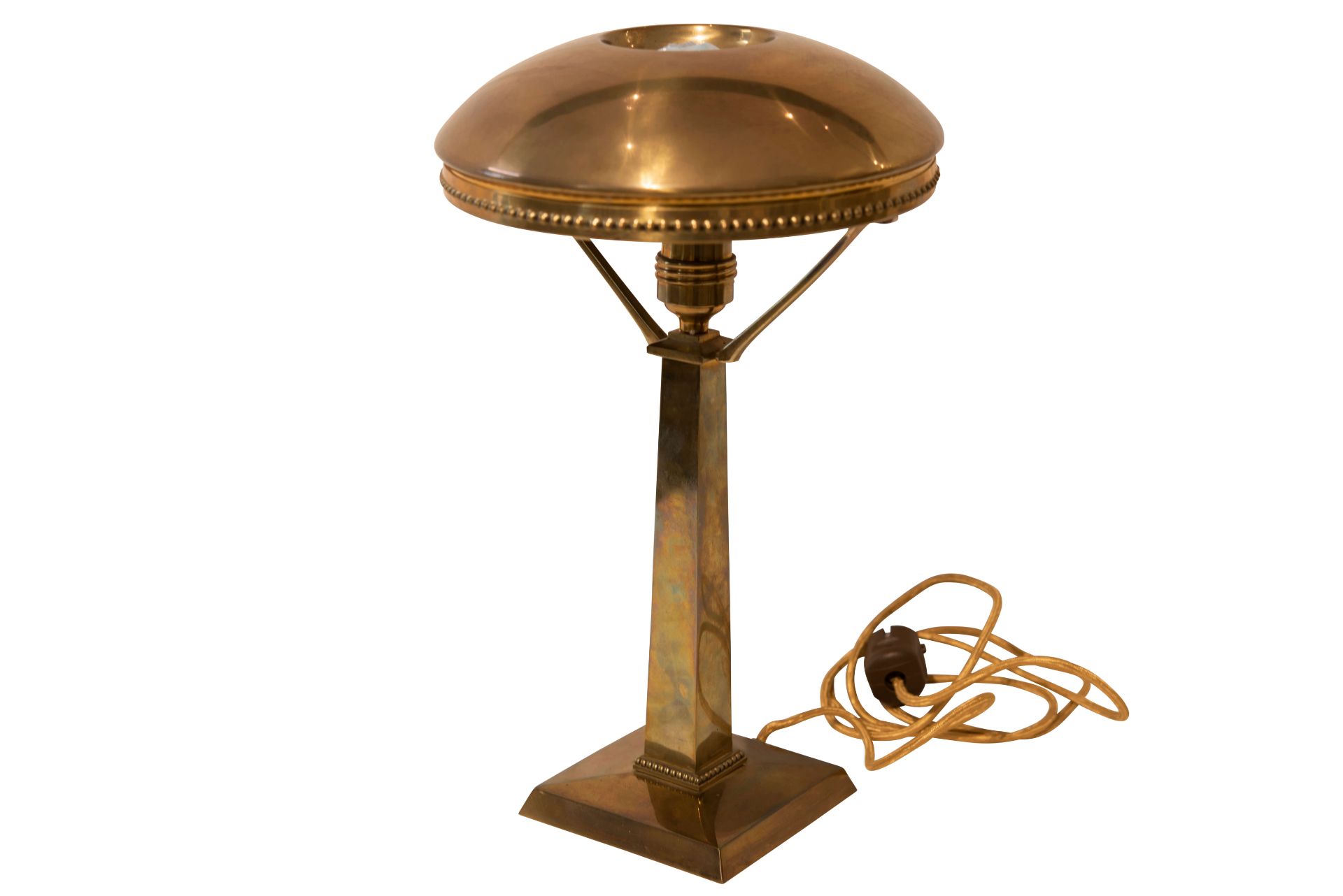 Art Deco Schwammel Tischlampe | Art Deco Sponge Table Lamp - Image 3 of 5