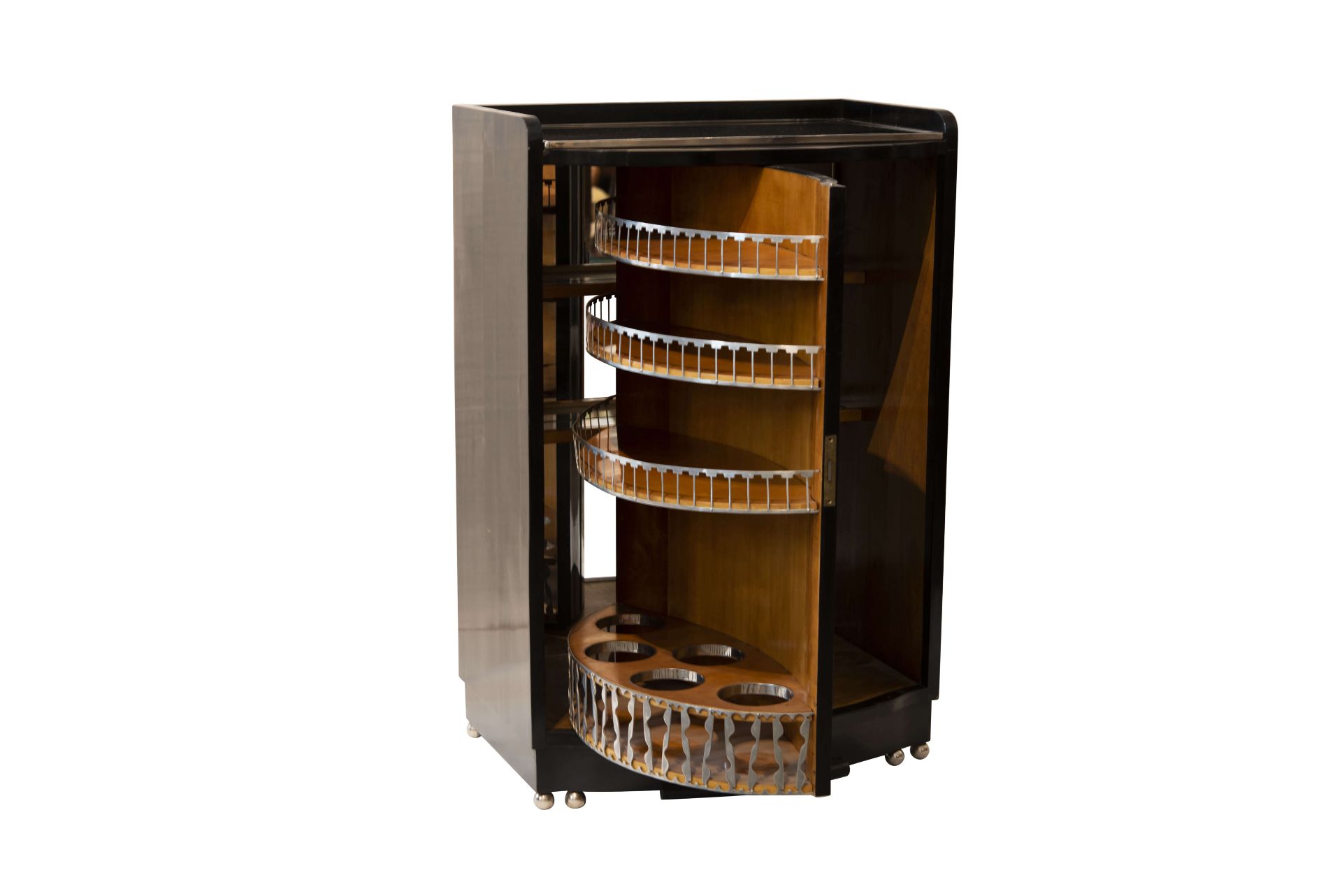 Wiener Art Deco Barschrank | Viennese Art Deco Bar Cabinet - Image 2 of 5