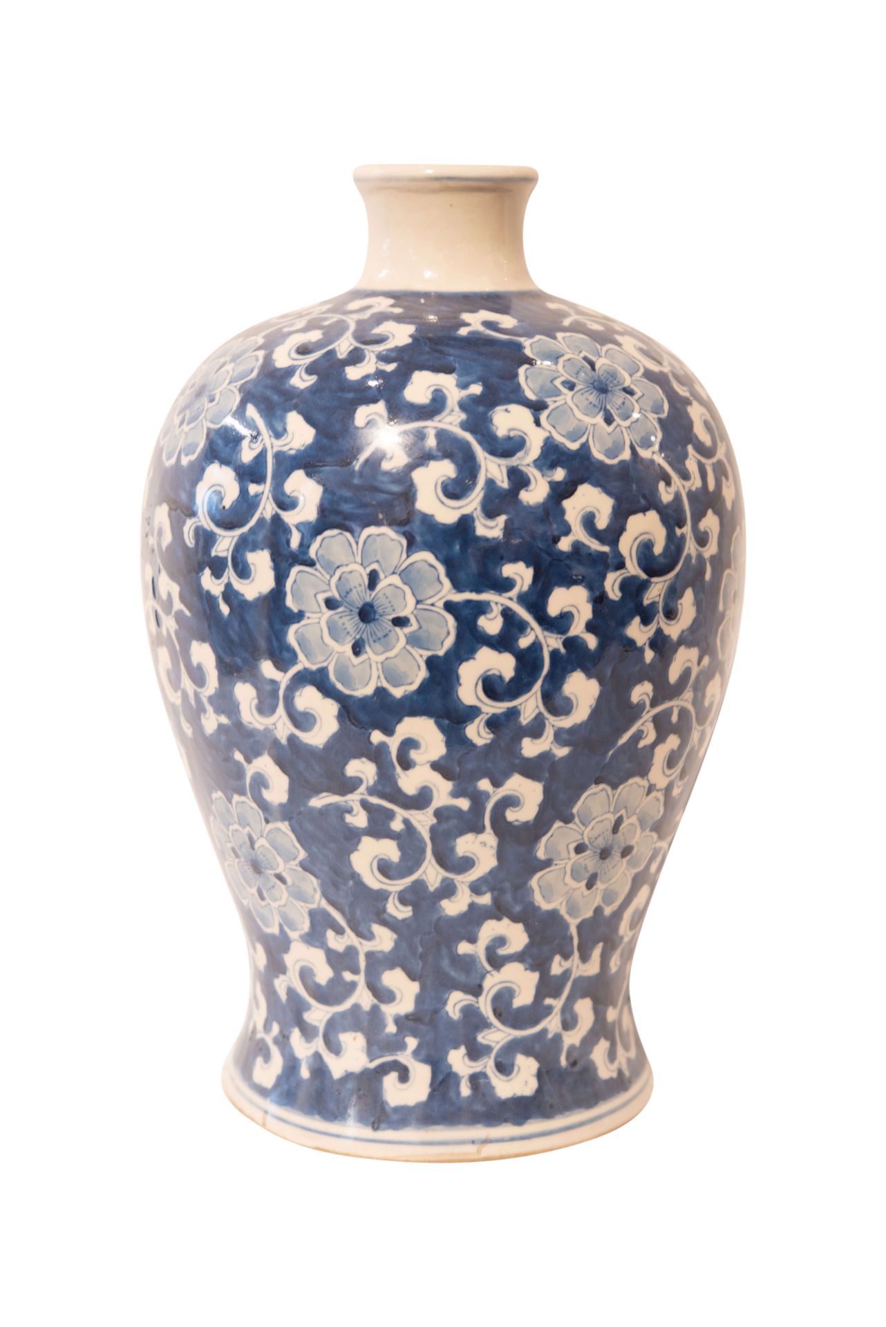 Chinesische Vase Blumenmotive gemarkt | Chinese Vase With Floral Pattern