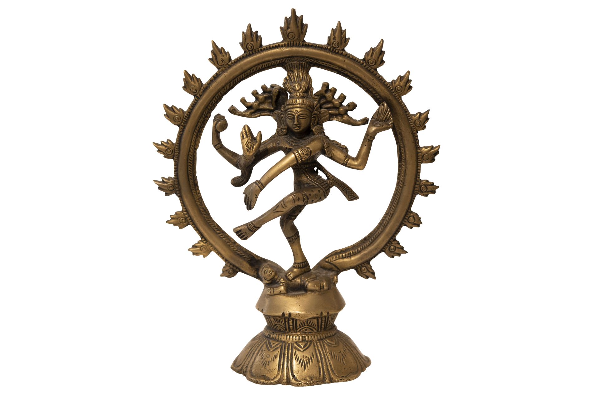 Shiva Tanzende Nataraj Statue aus Messing | Shiva Dancing Nataraj Statue Made of Brass