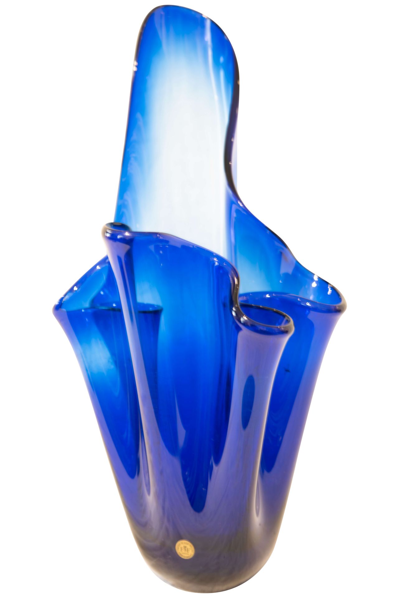 Kobaltblaue Glasvase aus Polen | Vase Made of Cobalt Blue Glass