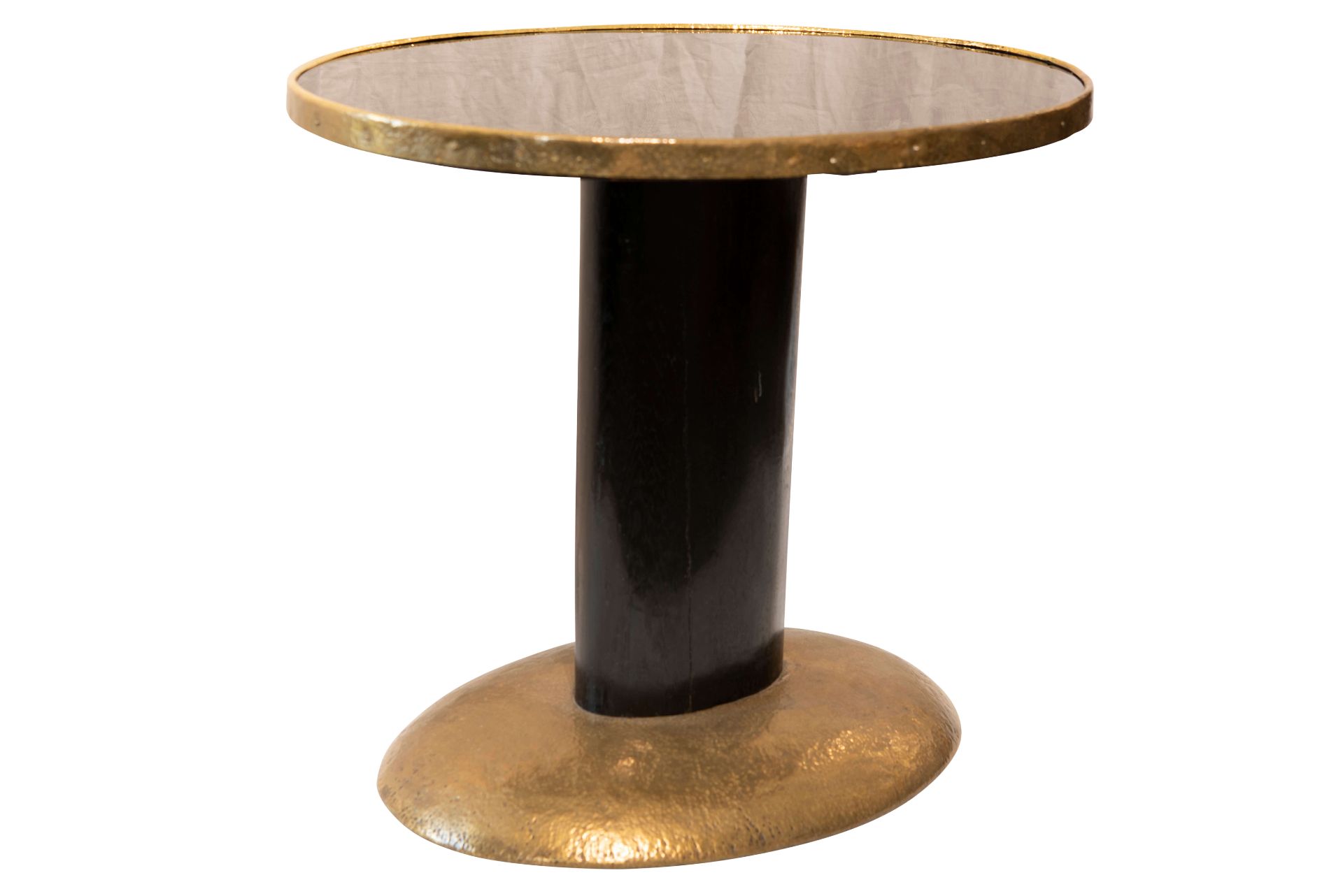 Jugendstil Beistelltisch mit Säulenfuß | Art Deco Table with Column Base - Image 2 of 5