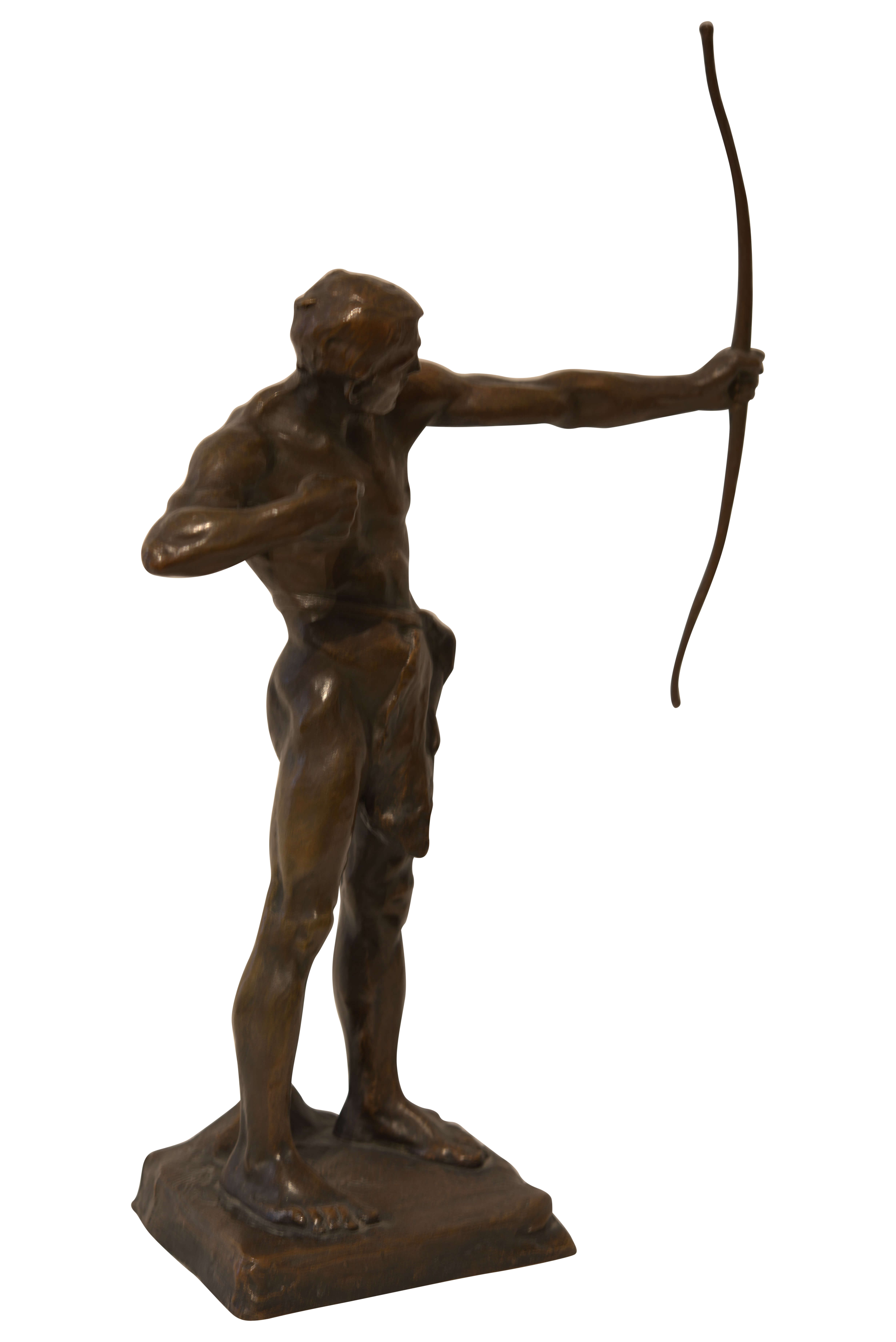 Hans Müller 1873-1937 Bogenschütze um 1920/30 | Hans Müller 1873-1937, Archer, around 1920/30 - Image 2 of 6