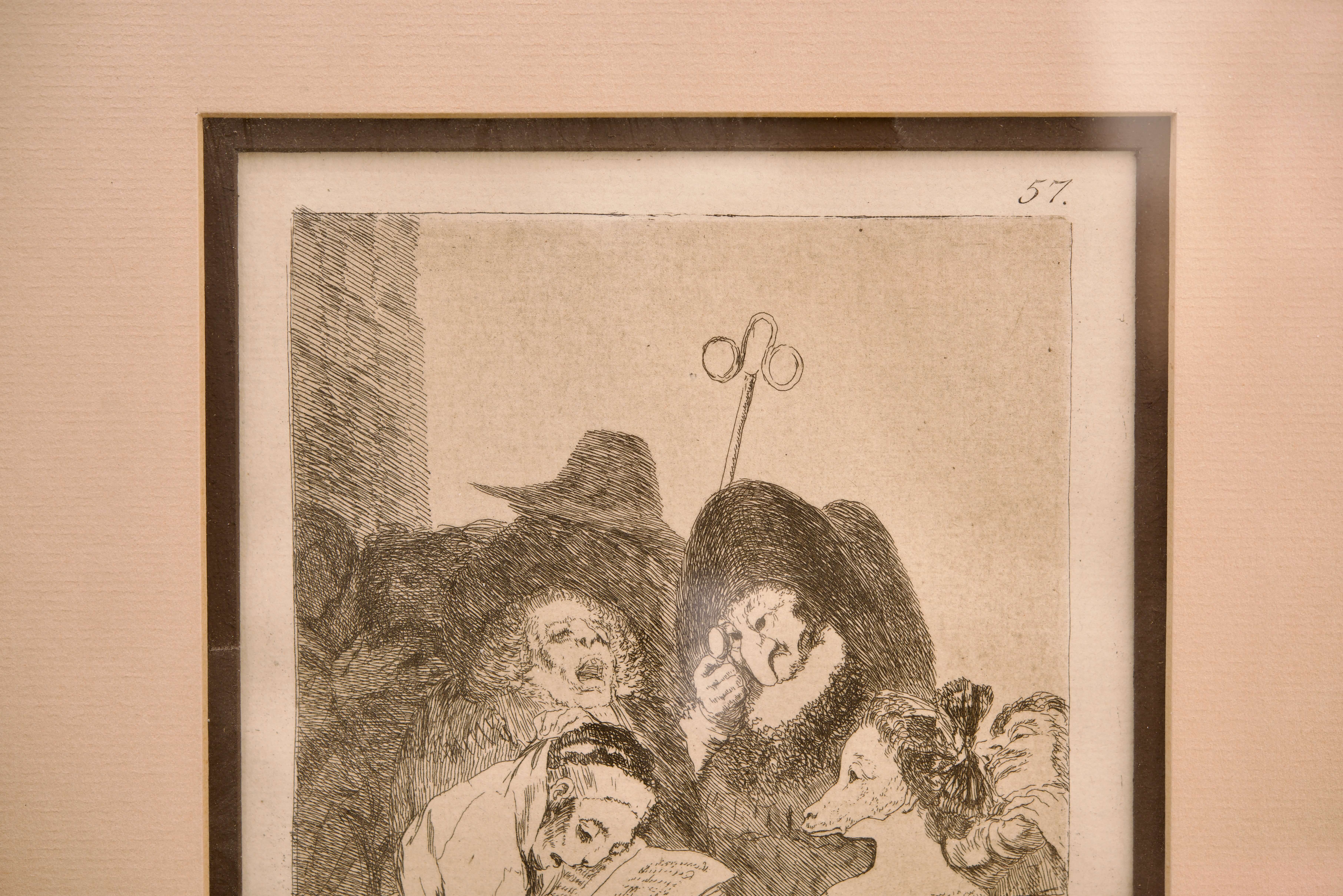 Nach Francisco de Goya La Fliacion Nr.57 aus Los Caprichos | After Francisco de Goya La Fliacion, Nr - Image 4 of 5