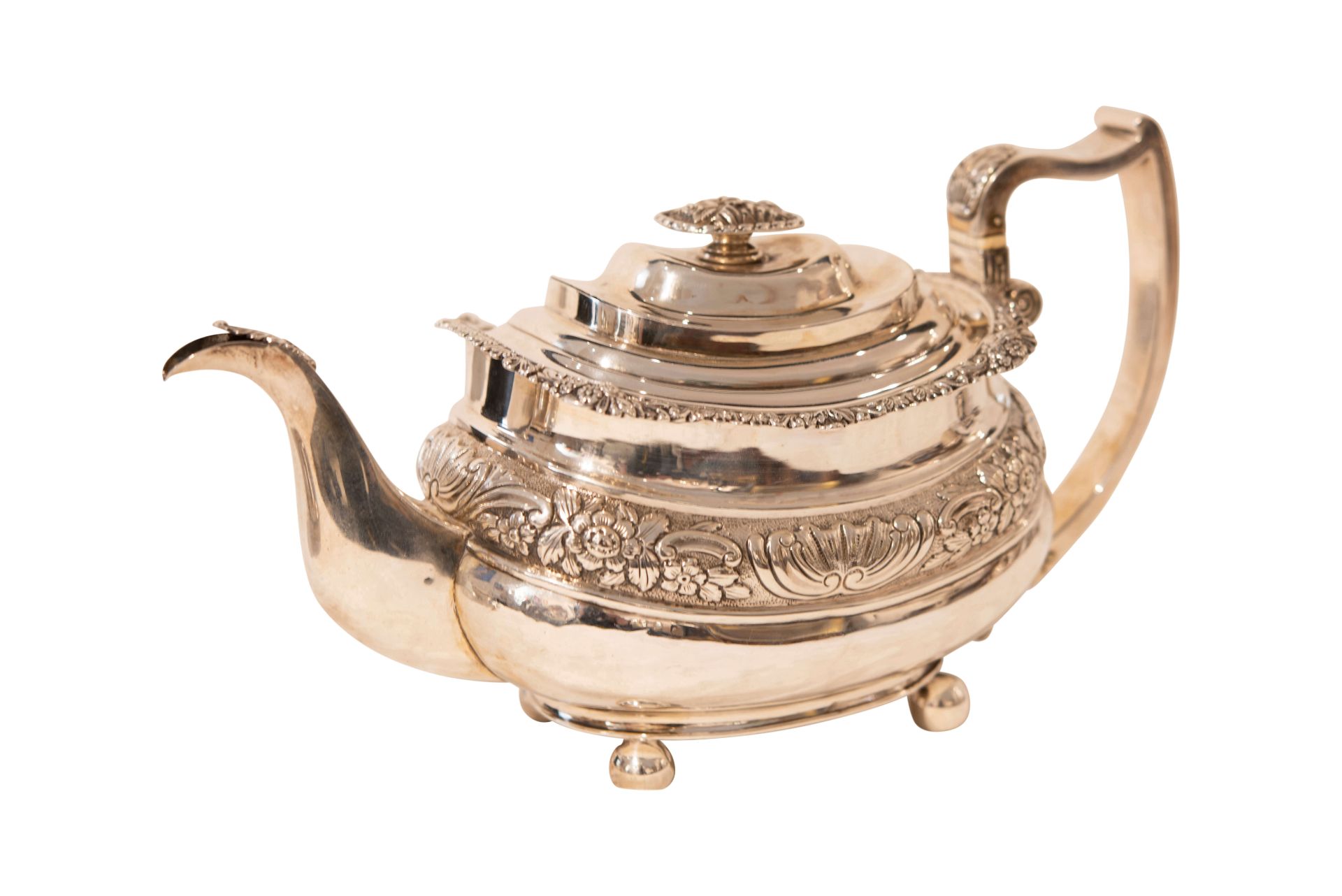 Massive antike Teekanne | Massive Antique Teapot - Image 3 of 5