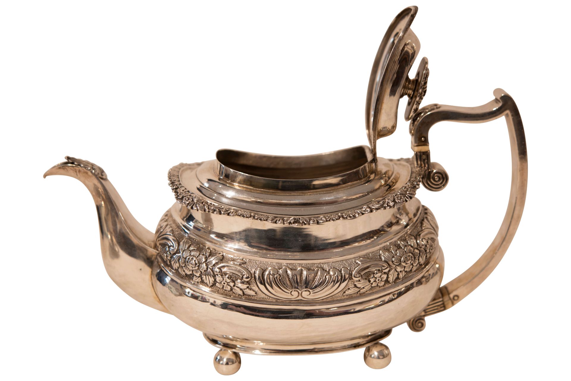 Massive antike Teekanne | Massive Antique Teapot - Image 2 of 5