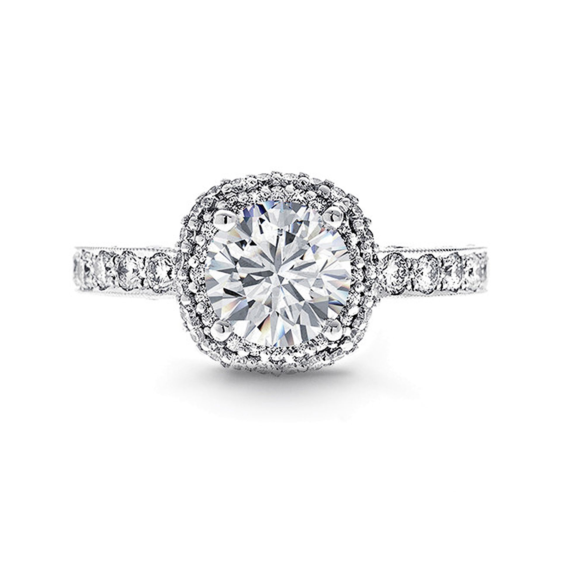 Verlobungsring 18 Karat Weißgold und Diamant | Engagement Ring 18 Karat White Gold and Diamond - Bild 2 aus 4
