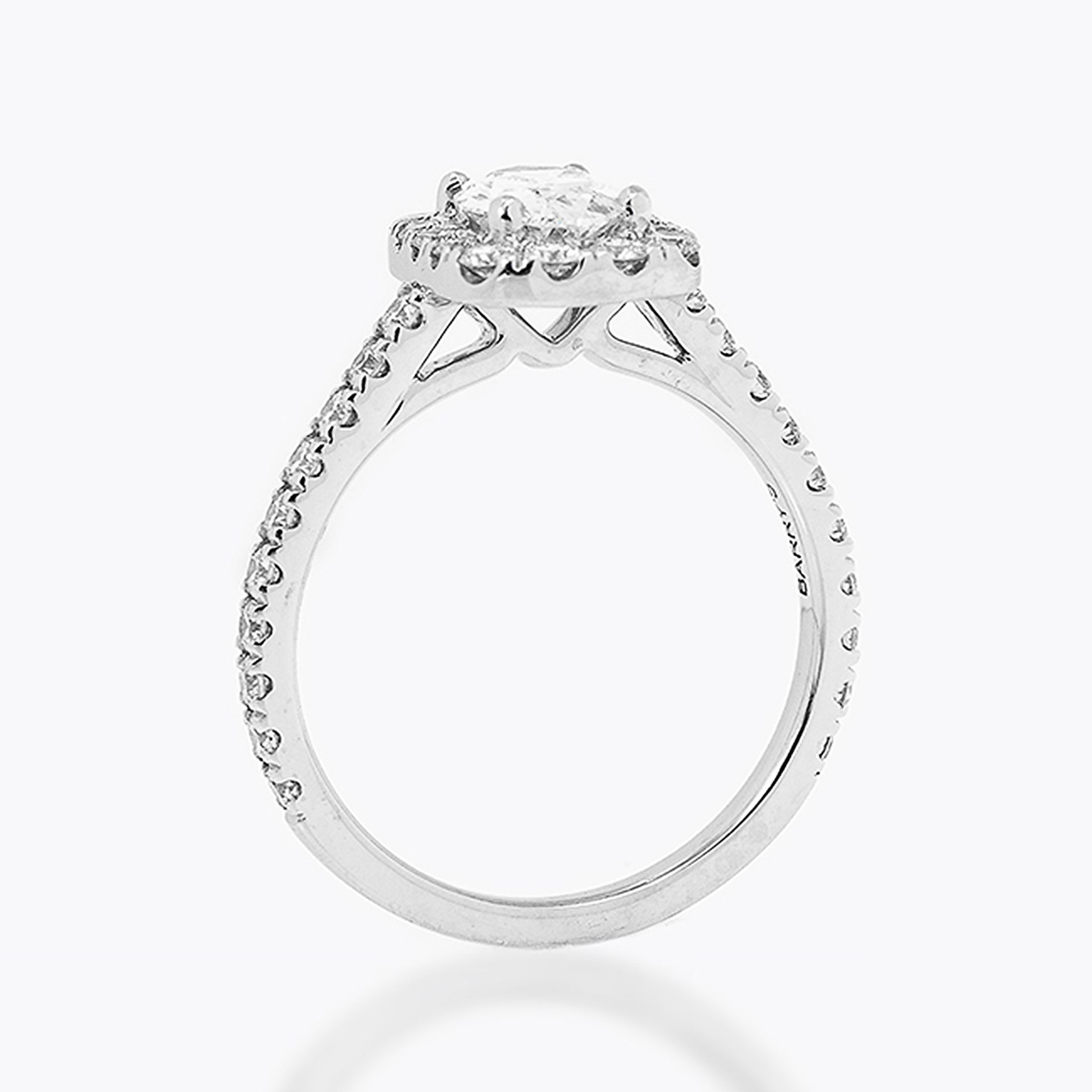 Verlobungsring 18 Karat Weißgold 1.00ct Diamant | Engagement Ring 18 Karat White Gold 1.00ct Diamond - Image 3 of 4