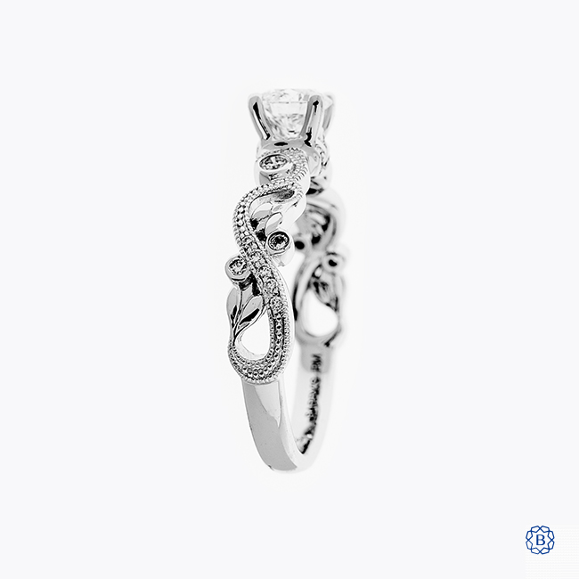 Verlobungsring 18 Karat Weißgold 0,51ct Diamant | Engagement Ring 18 Karat White Gold 0.51ct Diamond - Image 3 of 4