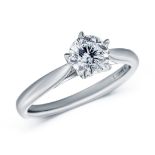 Diamant-Solitär 18 Karat Weißgold | Solitaire Ring 18 Karat White Gold