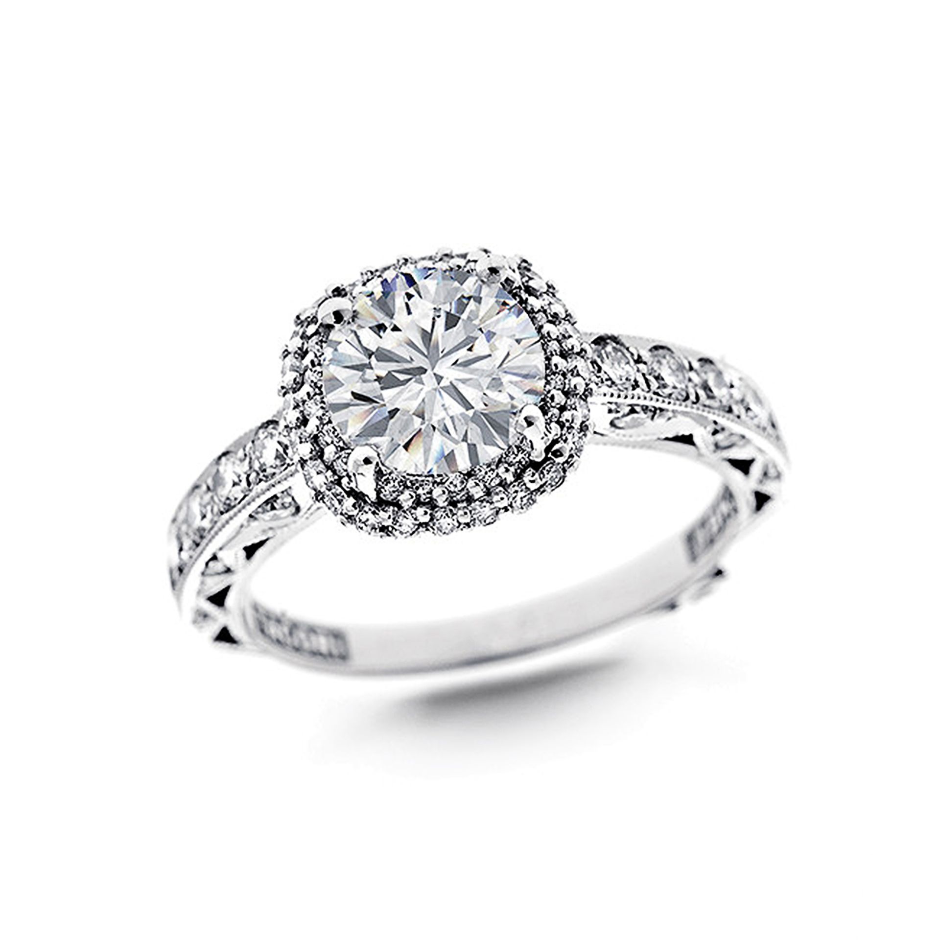 Verlobungsring 18 Karat Weißgold und Diamant | Engagement Ring 18 Karat White Gold and Diamond