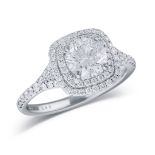 Ring mit kanadischen Diamanten im Brillantschliff | Ring with Canadian Brilliant Cut