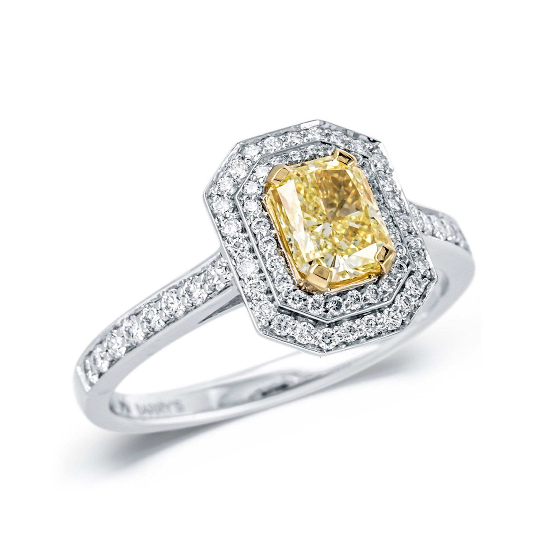 Verlobungsring Platin und 18 Karat Gelbgold | Engagement Ring Platinum and 18 Karat Yellow Gold