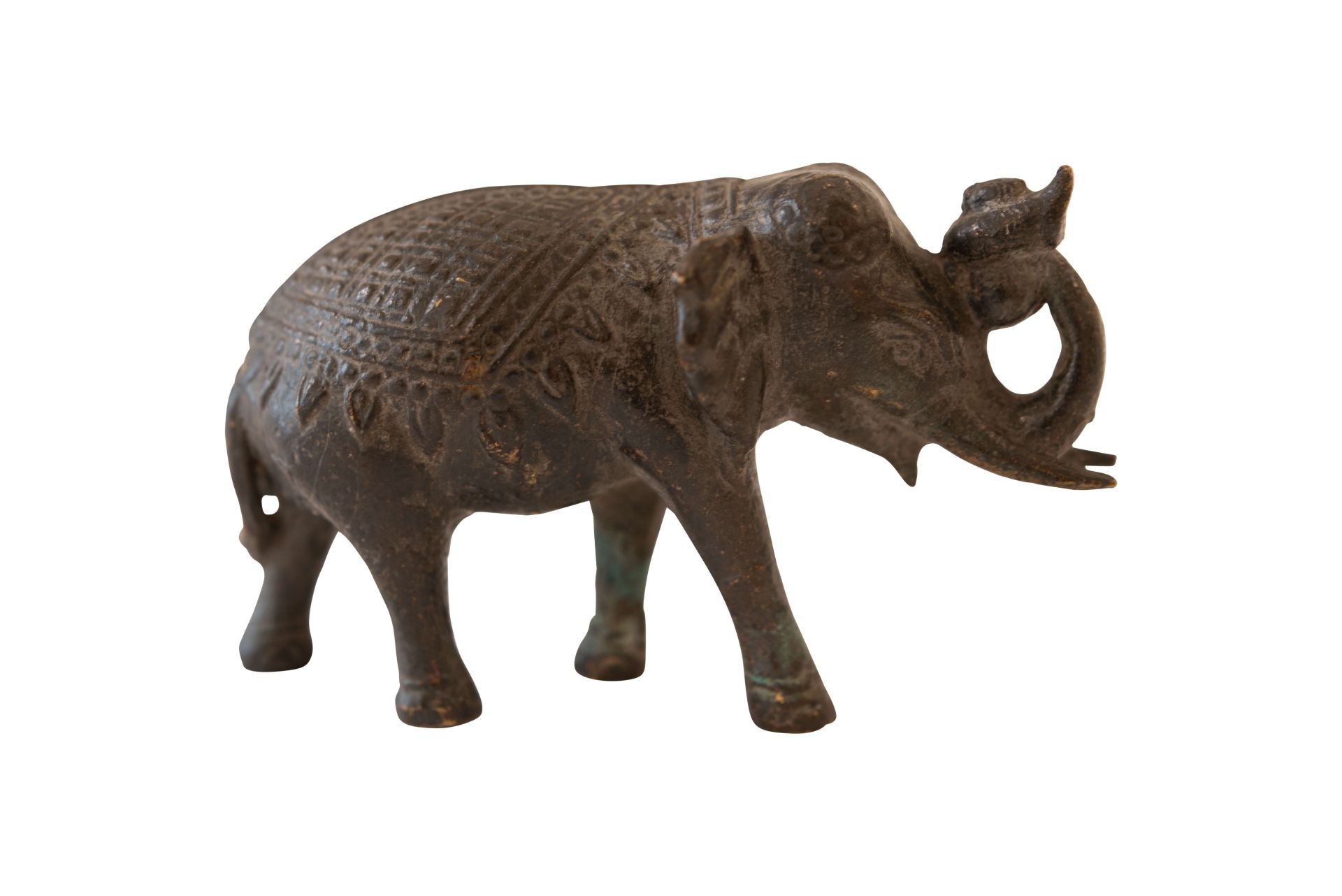 Figur eines Elefanten aus Bronze | Bronze Elephant - Image 2 of 5
