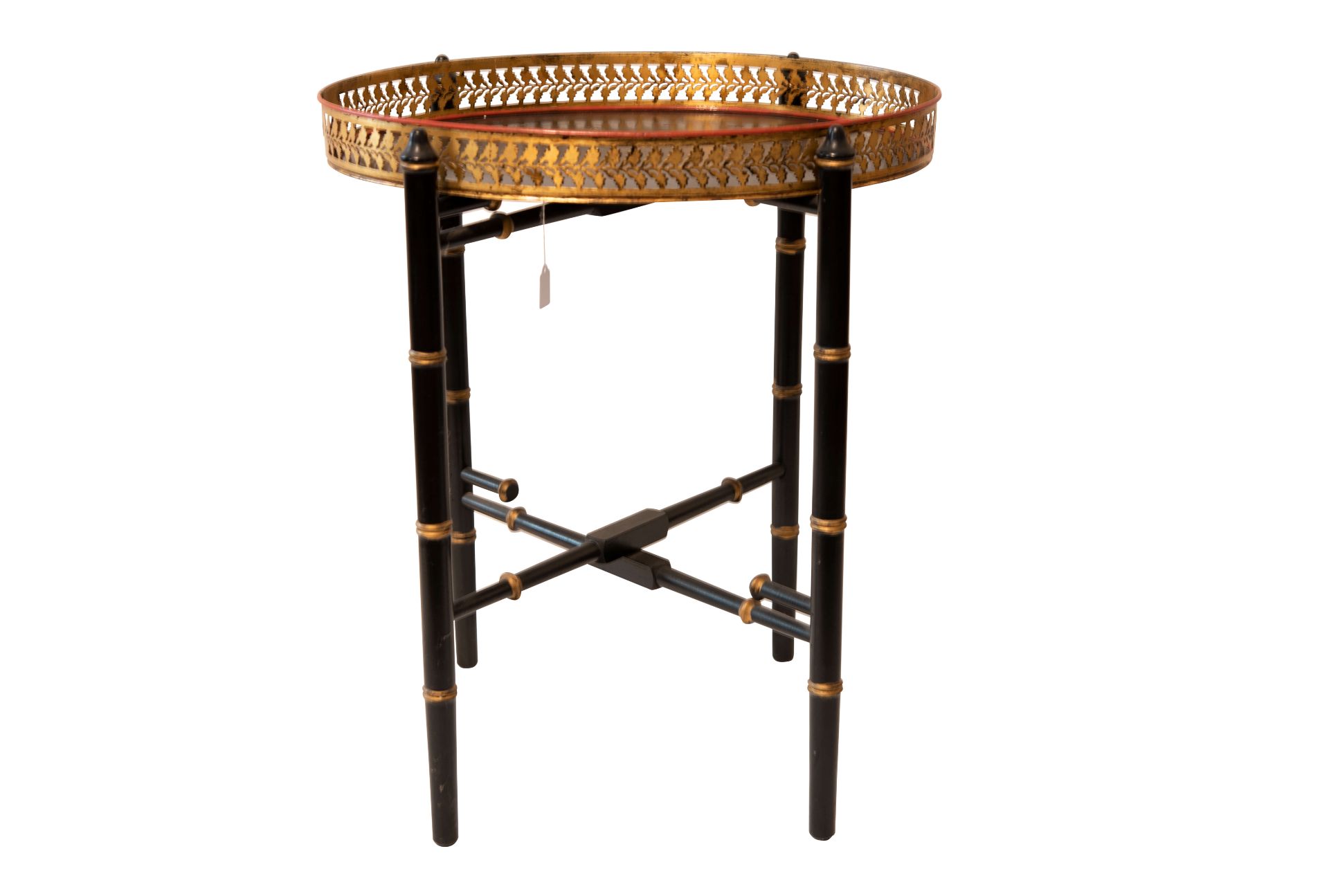 Asiatischer Tisch mit abnehmbarer Servier Platte | Asian Table with Removable Serving Tray - Image 2 of 5