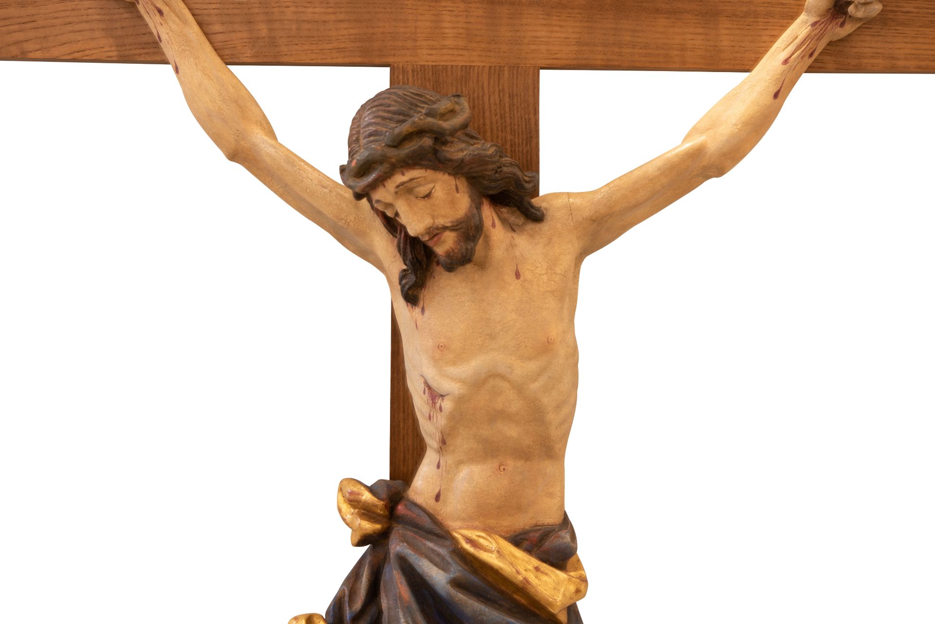 Großes Kruzifix mit Jesus | Large Crucifix with Jesus - Bild 2 aus 6